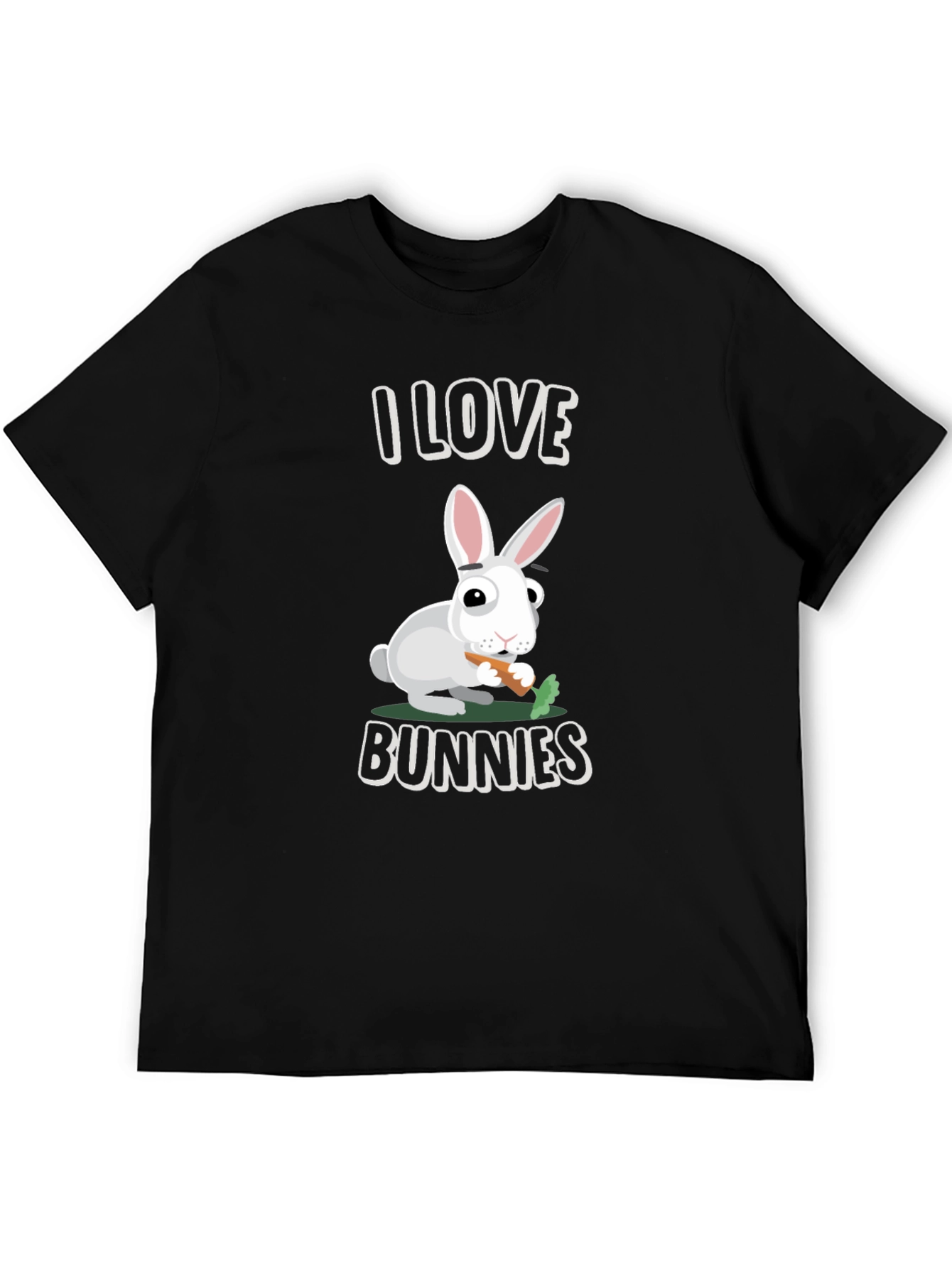 I Love Bunnies T-Shirt - Cute Rabbit Graphic Tee