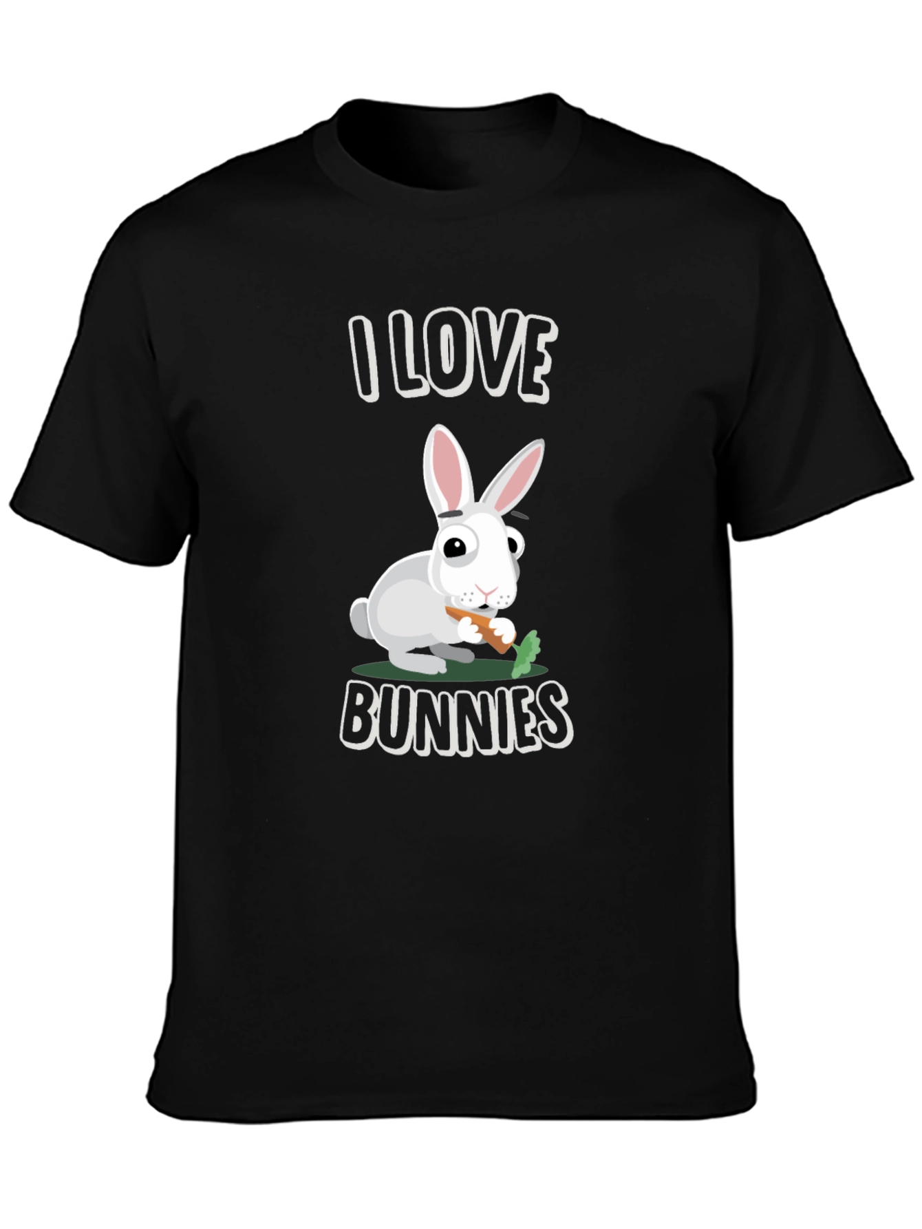 I Love Bunnies T-Shirt - Cute Rabbit Graphic Tee