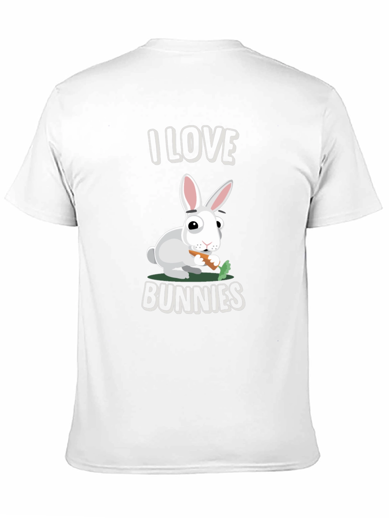 I Love Bunnies T-Shirt - Cute Rabbit Graphic Tee