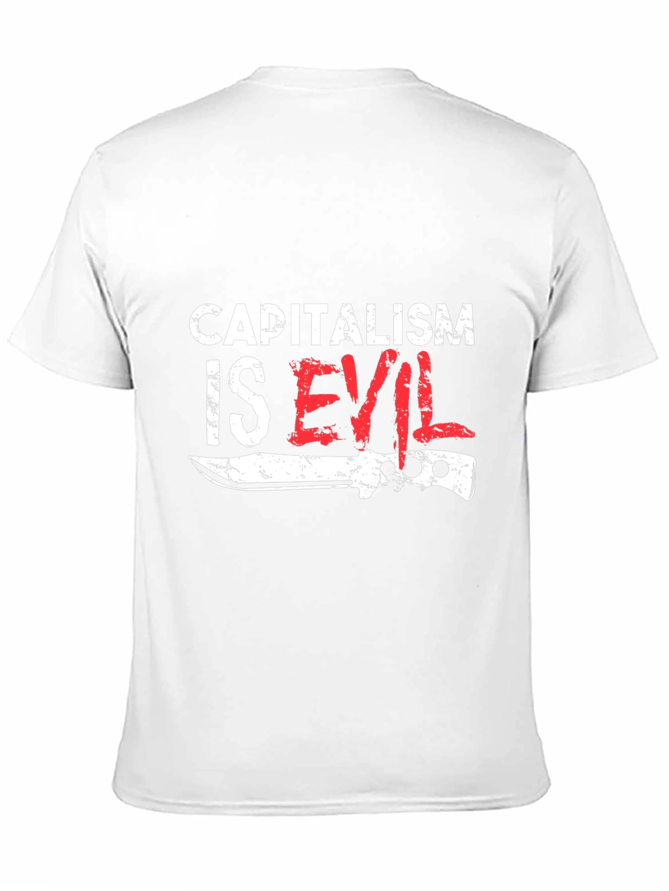 Capitalism Is Evil T-Shirt - Anti-Capitalist Tee
