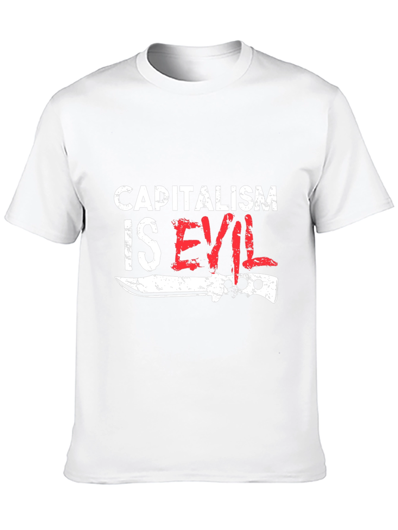 Capitalism Is Evil T-Shirt - Anti-Capitalist Tee