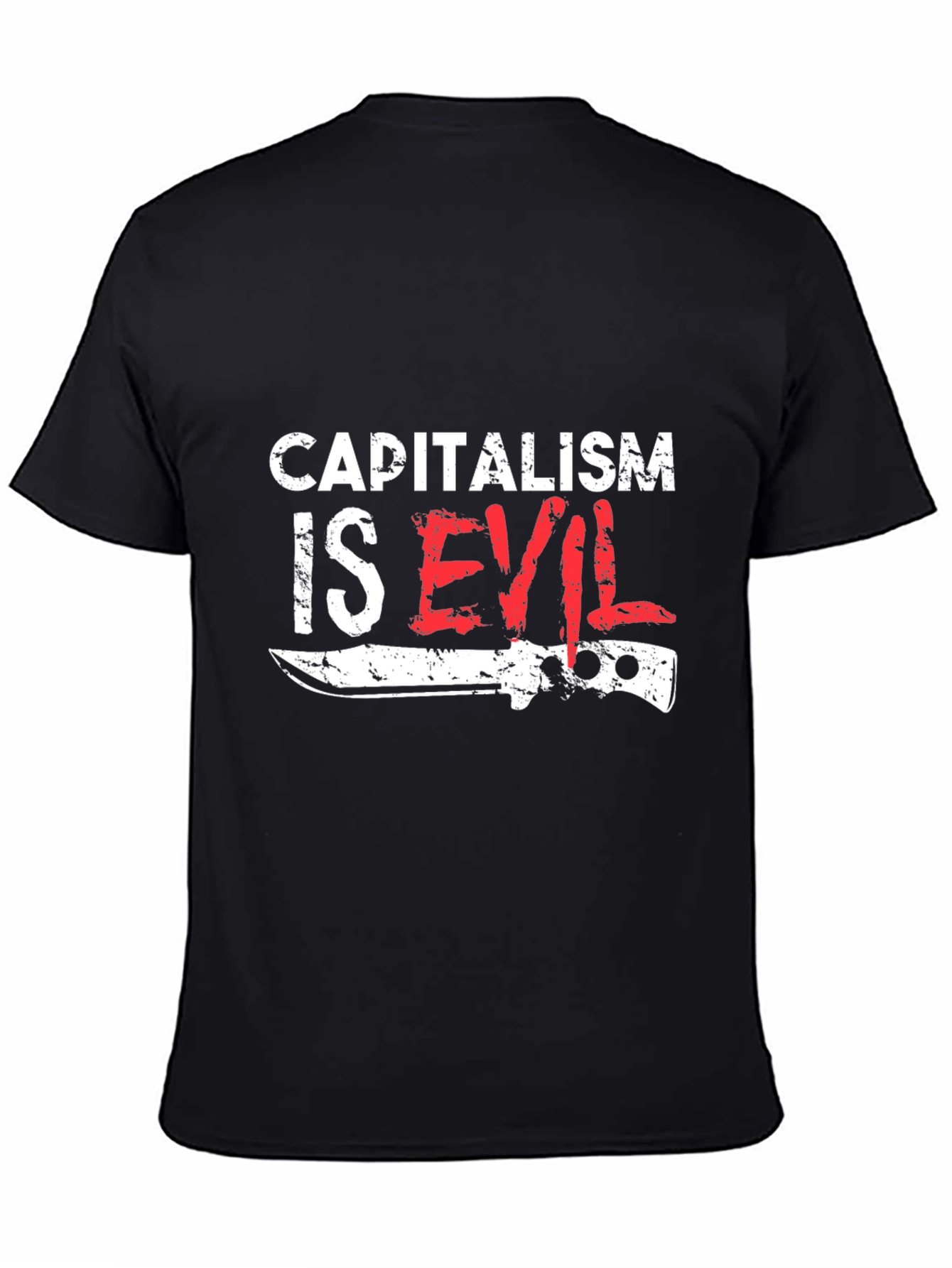 Capitalism Is Evil T-Shirt - Anti-Capitalist Tee
