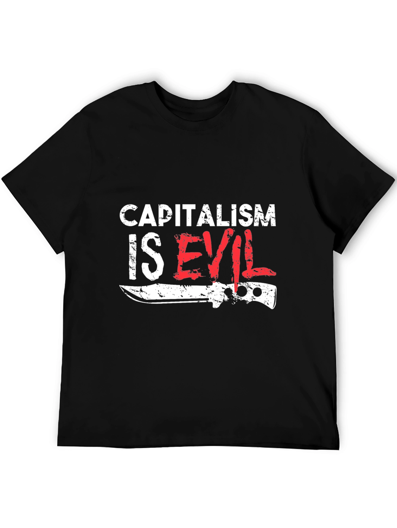 Capitalism Is Evil T-Shirt - Anti-Capitalist Tee