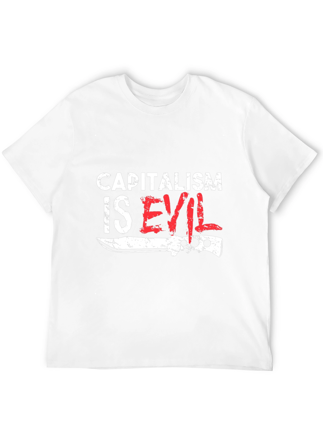 Capitalism Is Evil T-Shirt - Anti-Capitalist Tee