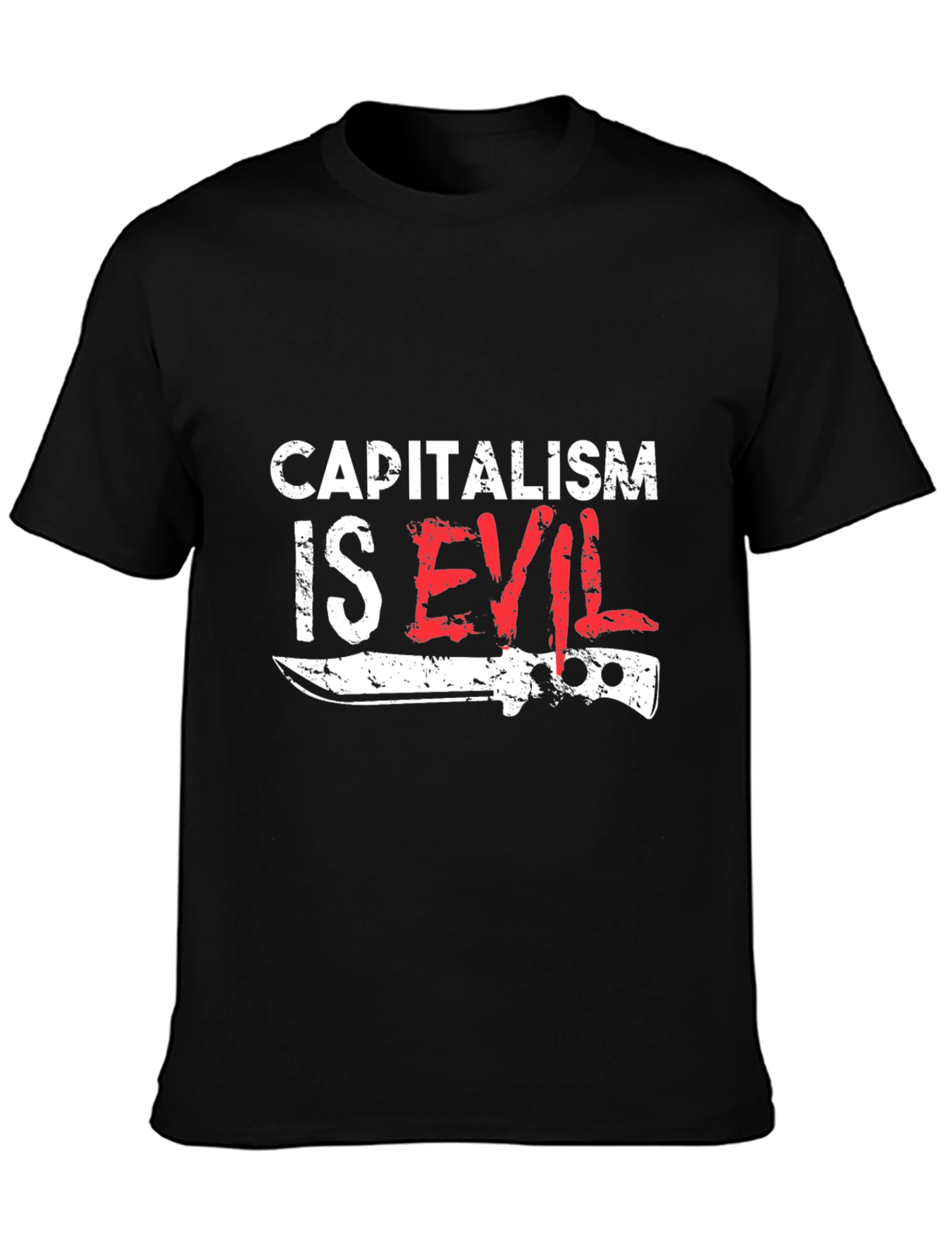 Capitalism Is Evil T-Shirt - Anti-Capitalist Tee