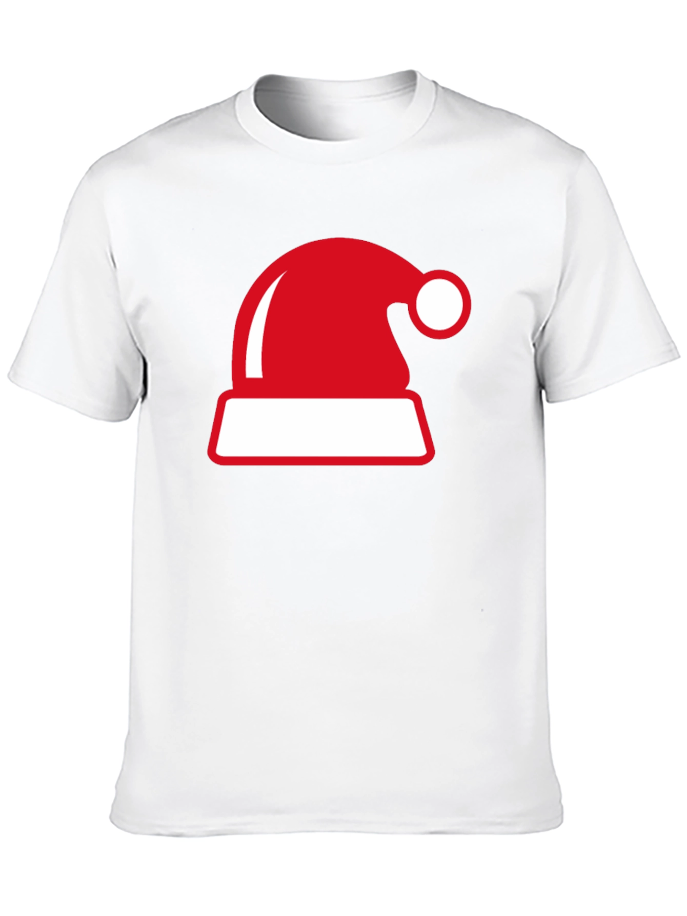 Festive Santa Hat Graphic Tee