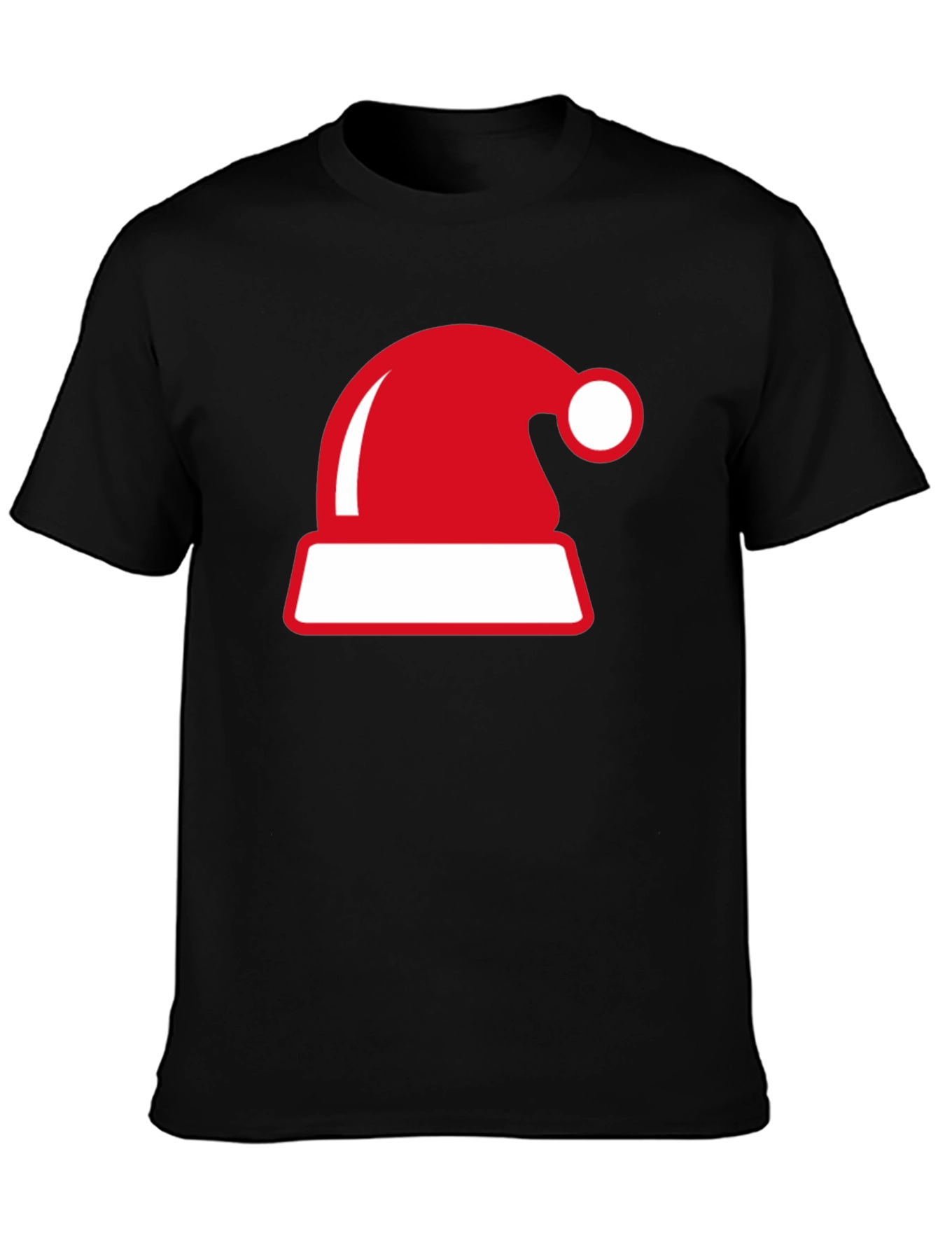 Festive Santa Hat Graphic Tee