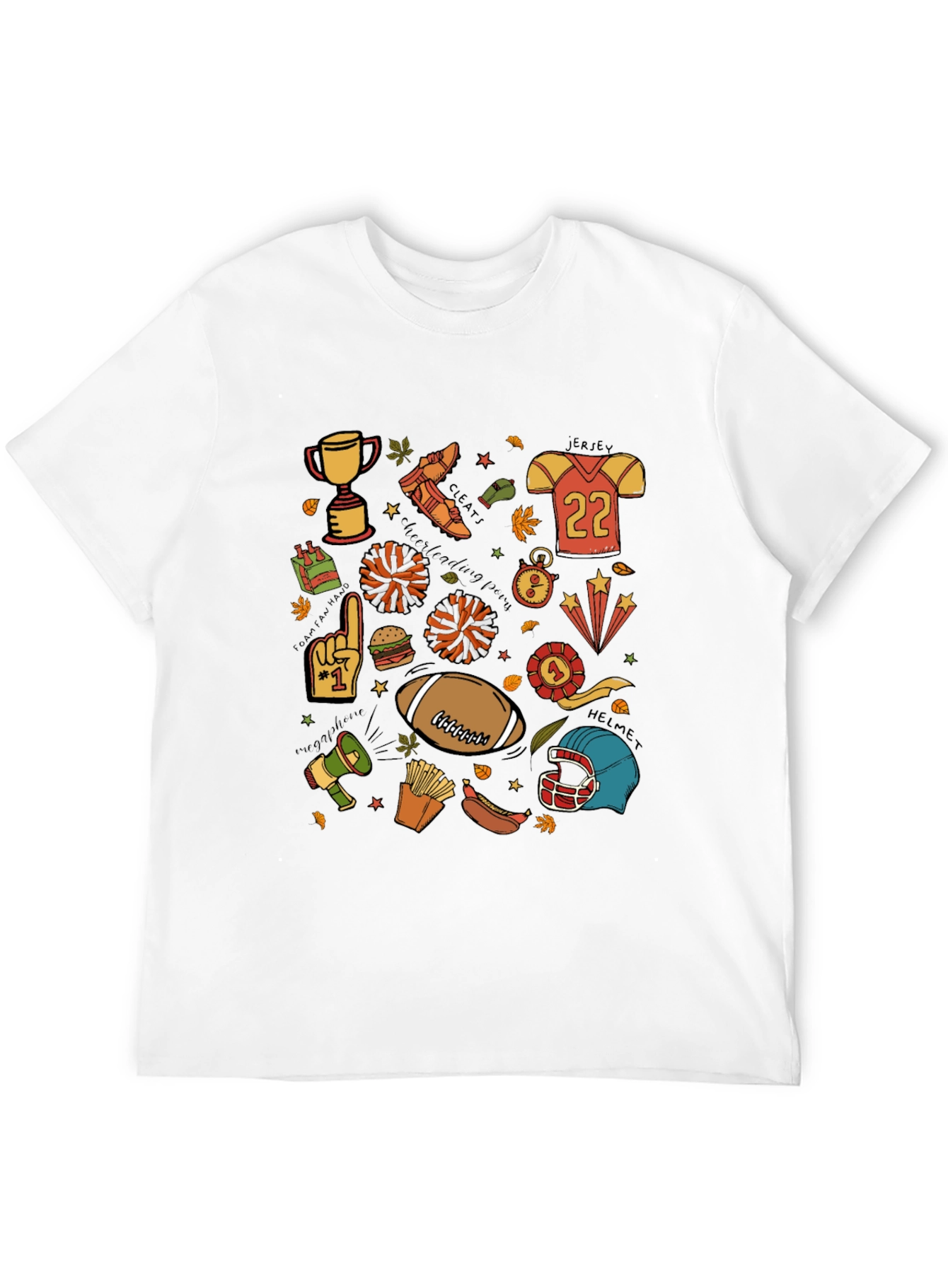 Football Spirit Graphic Tee