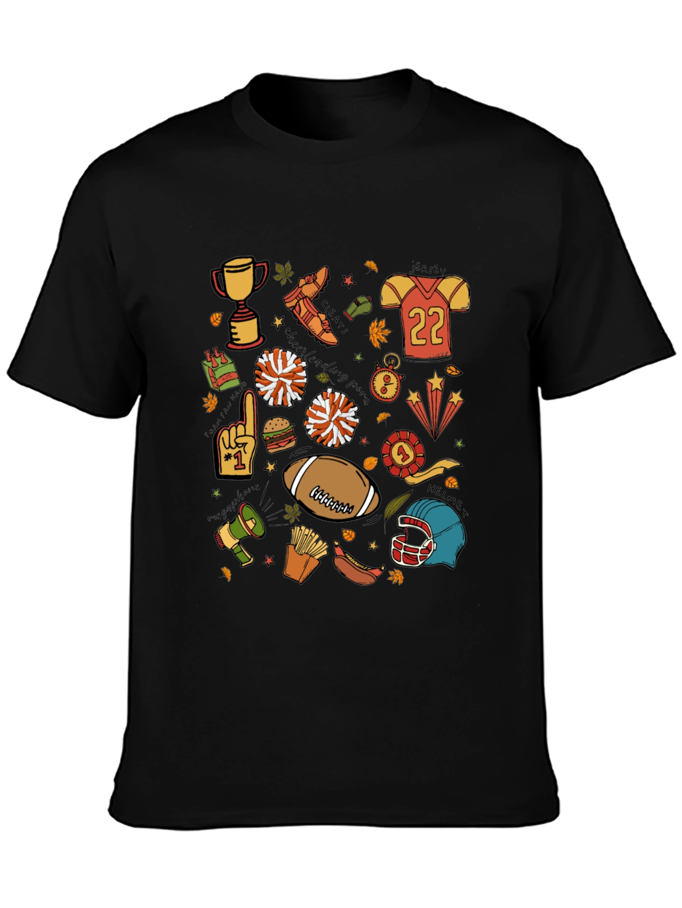 Football Spirit Graphic Tee