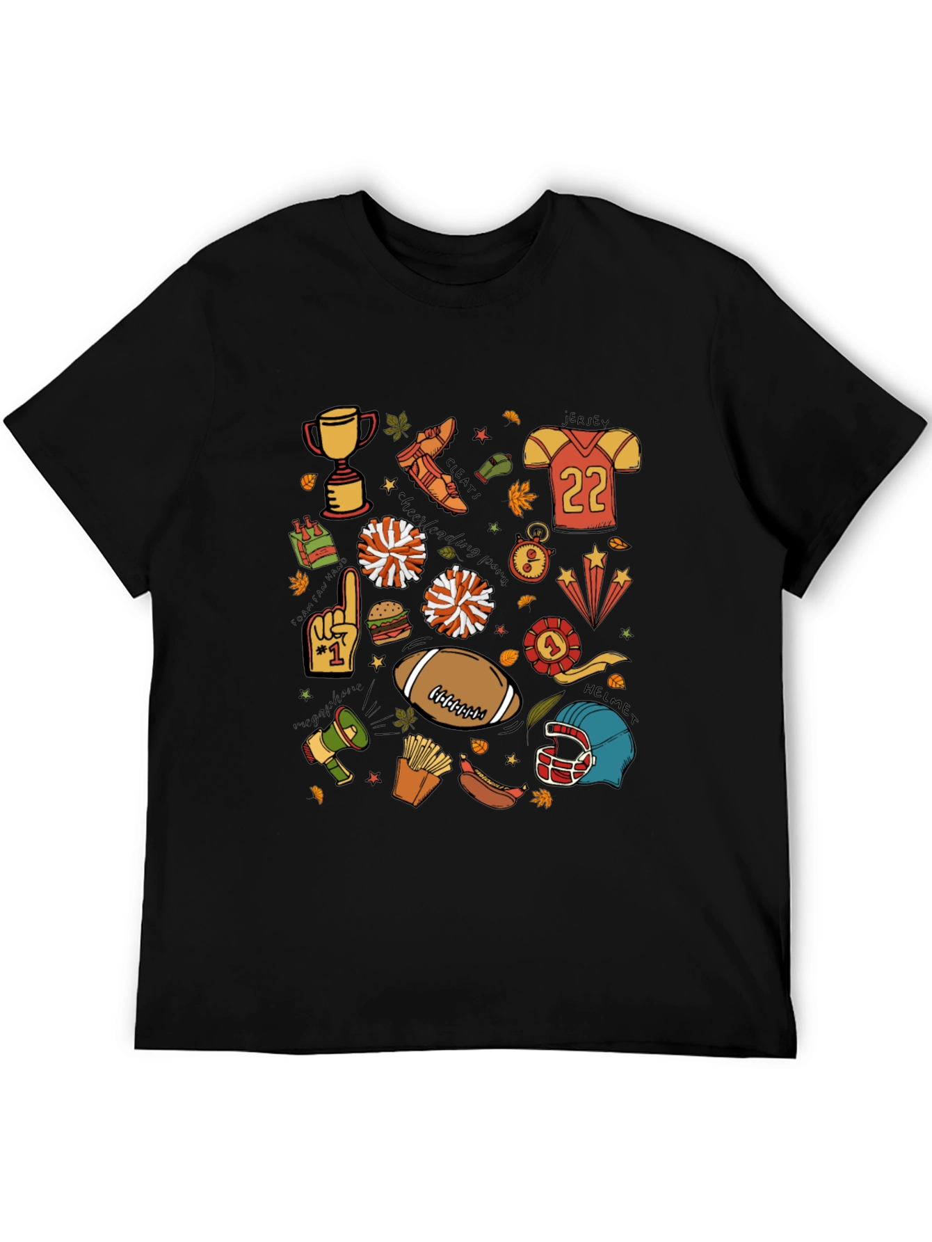 Football Spirit Graphic Tee