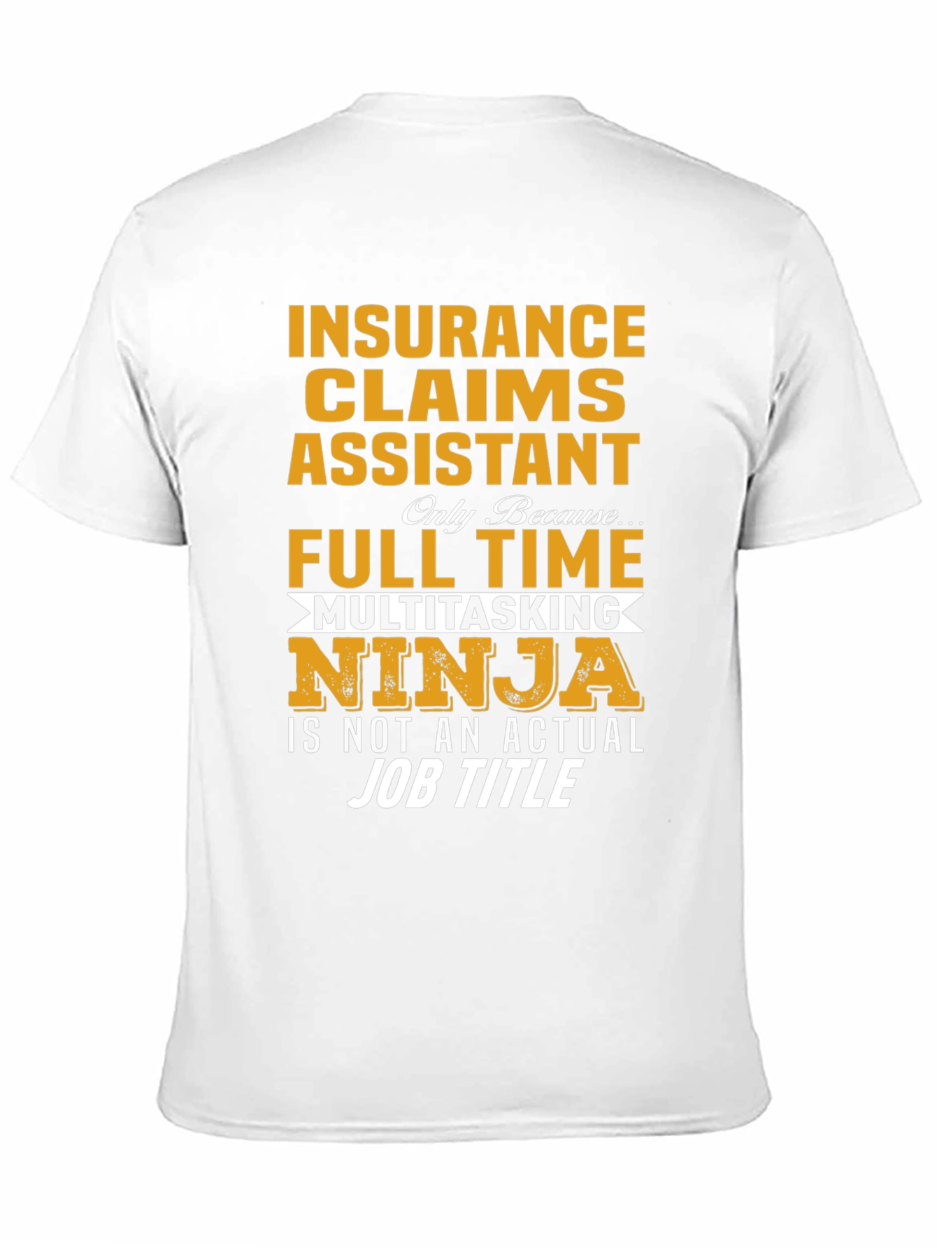 Insurance Claims Assistant Ninja Graphic Tee