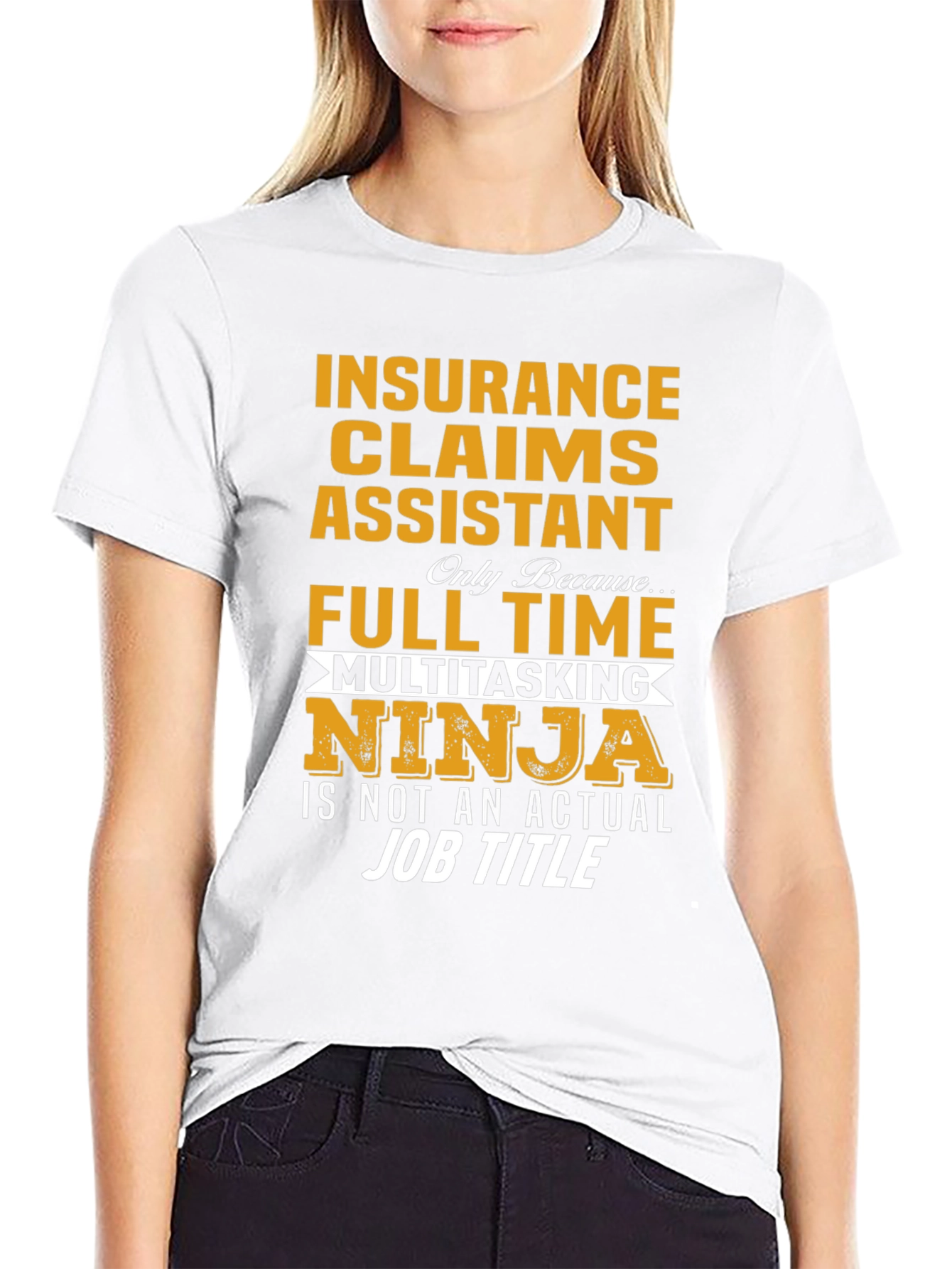 Insurance Claims Assistant Ninja Graphic Tee