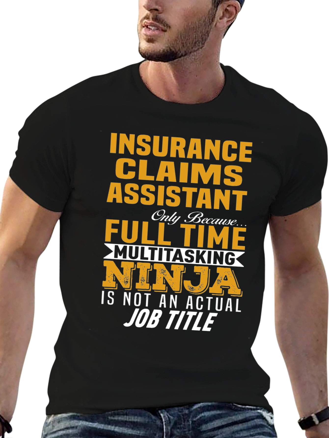 Insurance Claims Assistant Ninja Graphic Tee