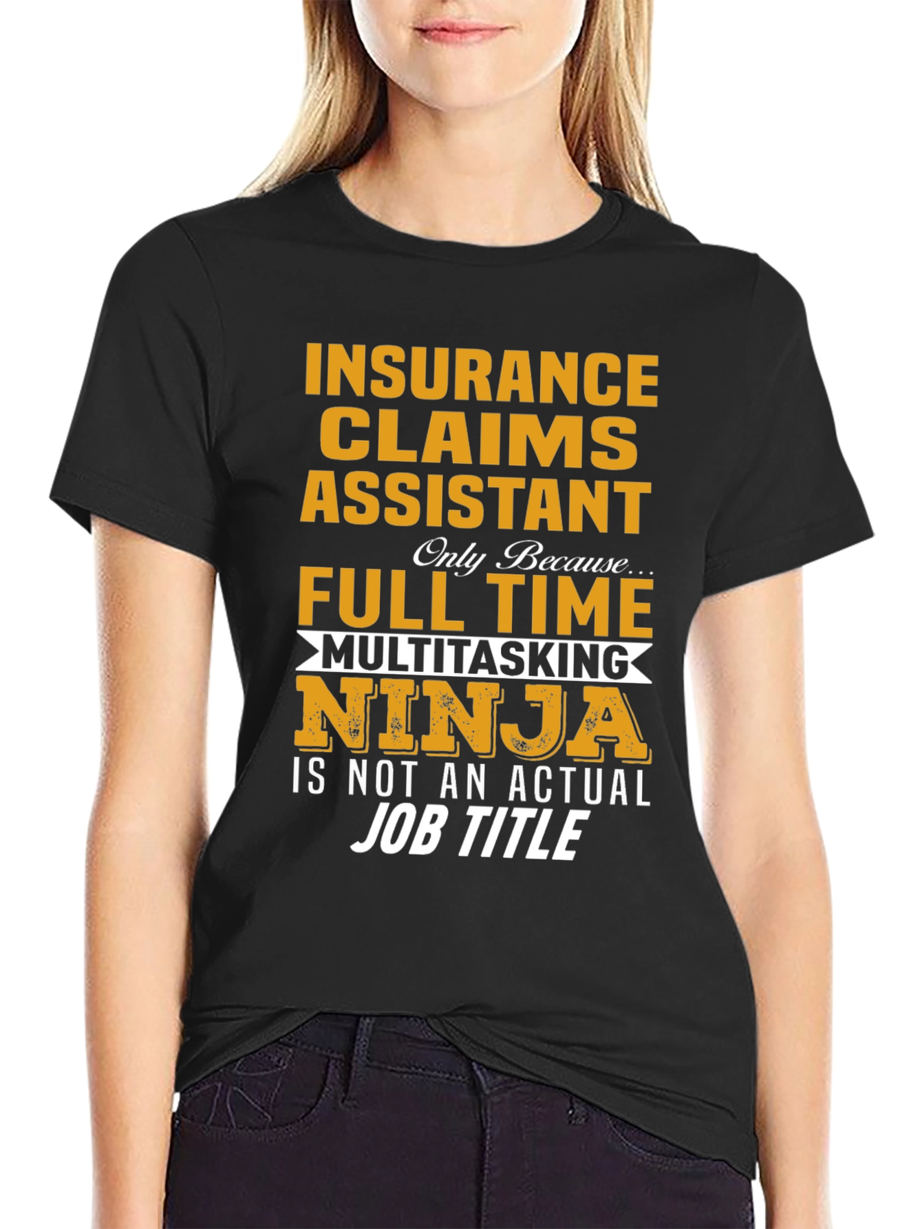 Insurance Claims Assistant Ninja Graphic Tee