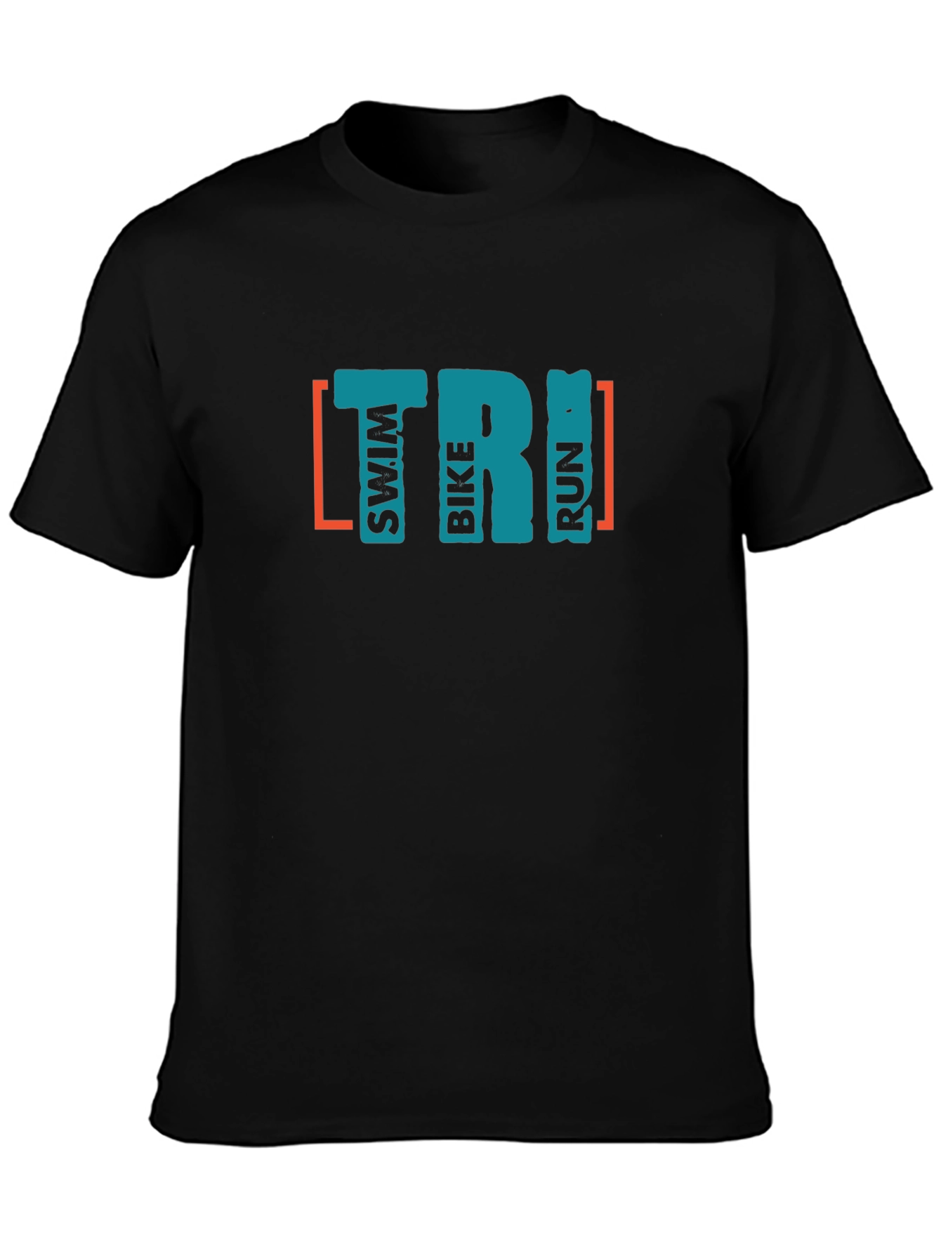 Triathlon T-Shirt: Swim Bike Run Graphic Tee