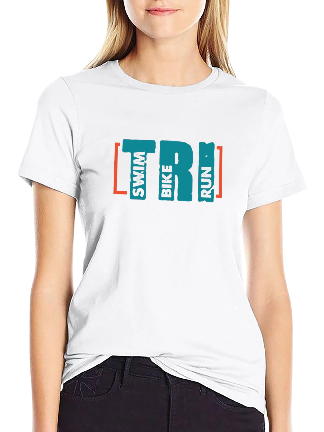 Triathlon T-Shirt: Swim Bike Run Graphic Tee