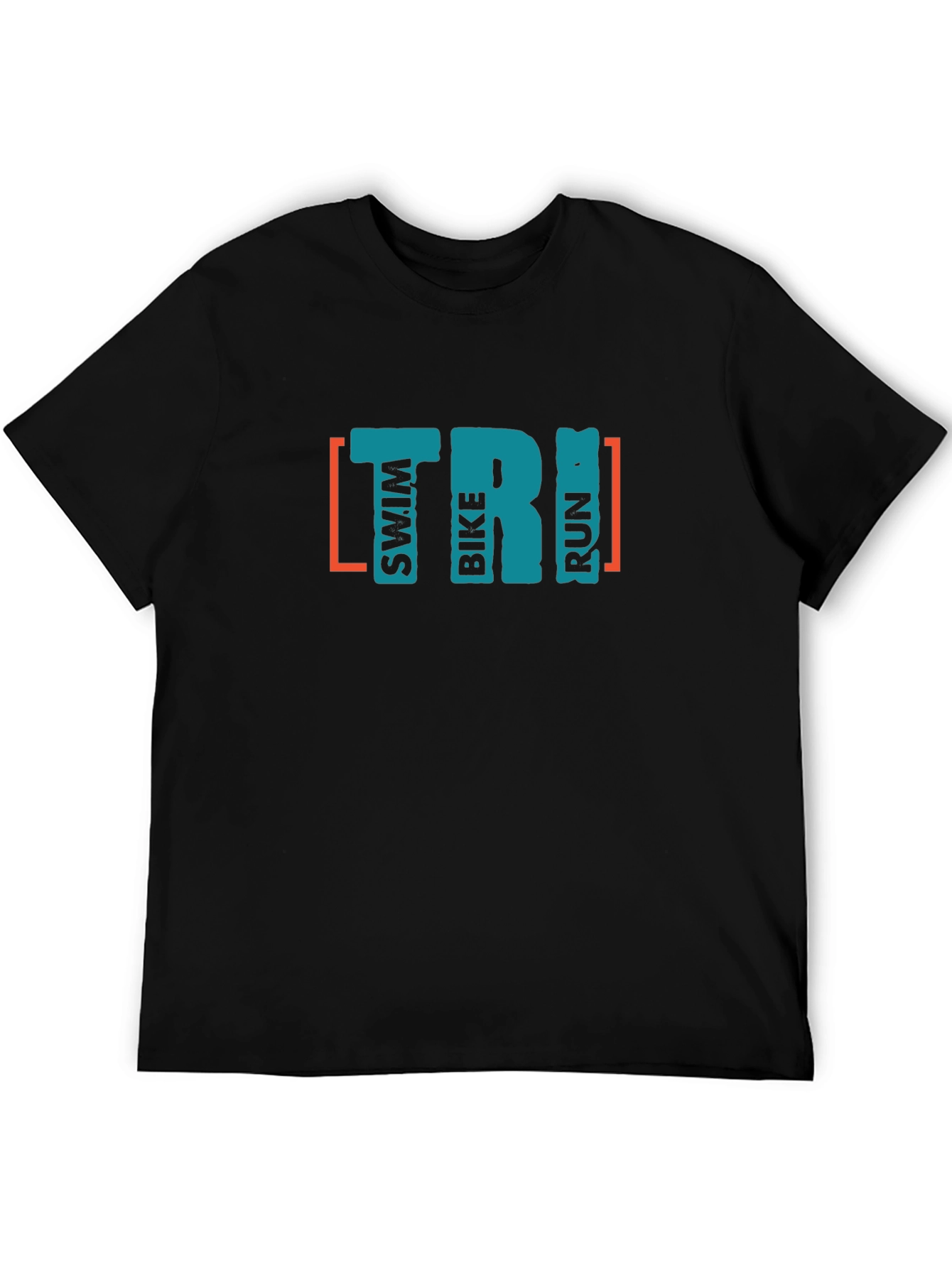 Triathlon T-Shirt: Swim Bike Run Graphic Tee