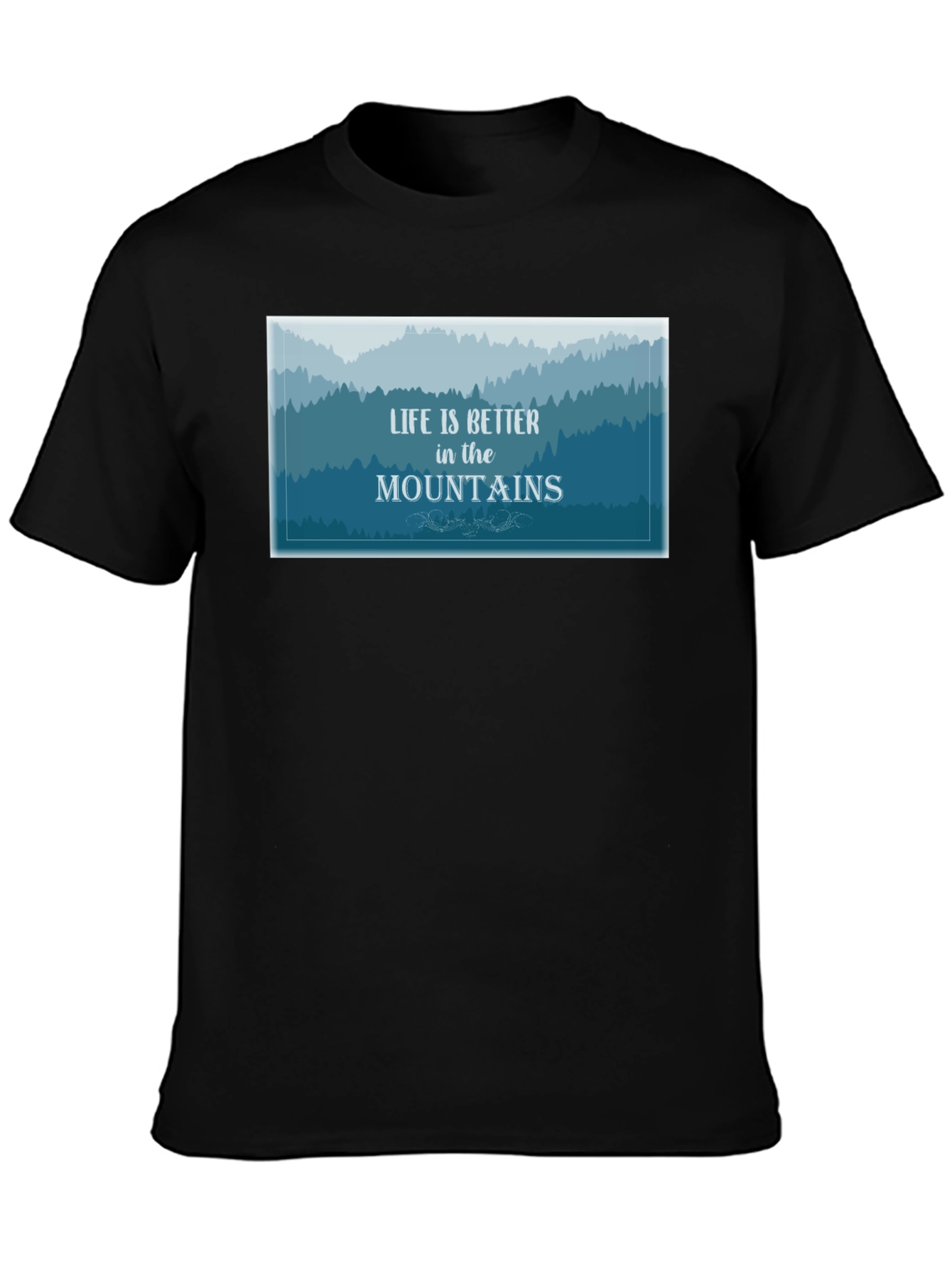 Mountain Life Graphic Tee - Nature Lover Shirt