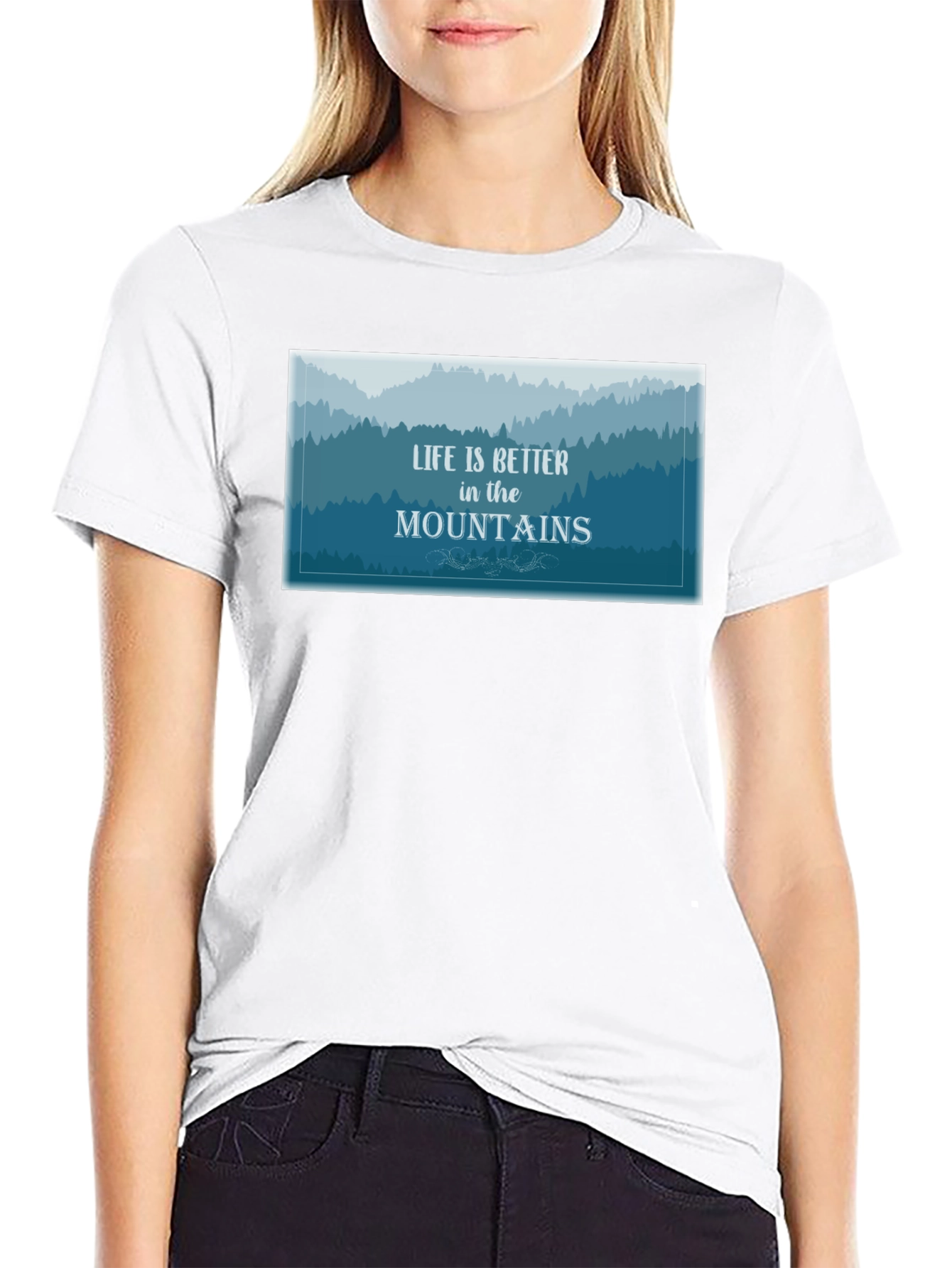 Mountain Life Graphic Tee - Nature Lover Shirt