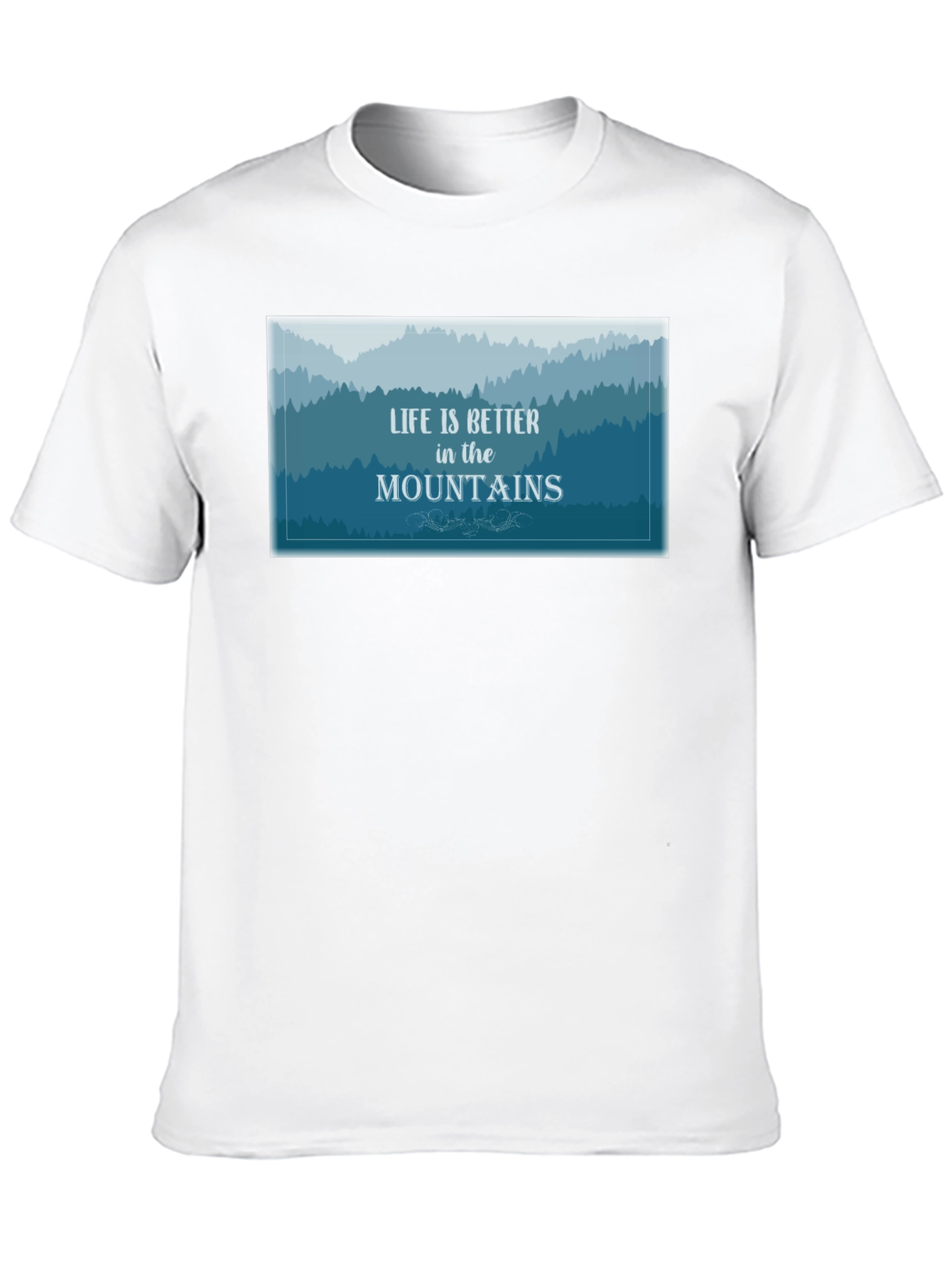 Mountain Life Graphic Tee - Nature Lover Shirt