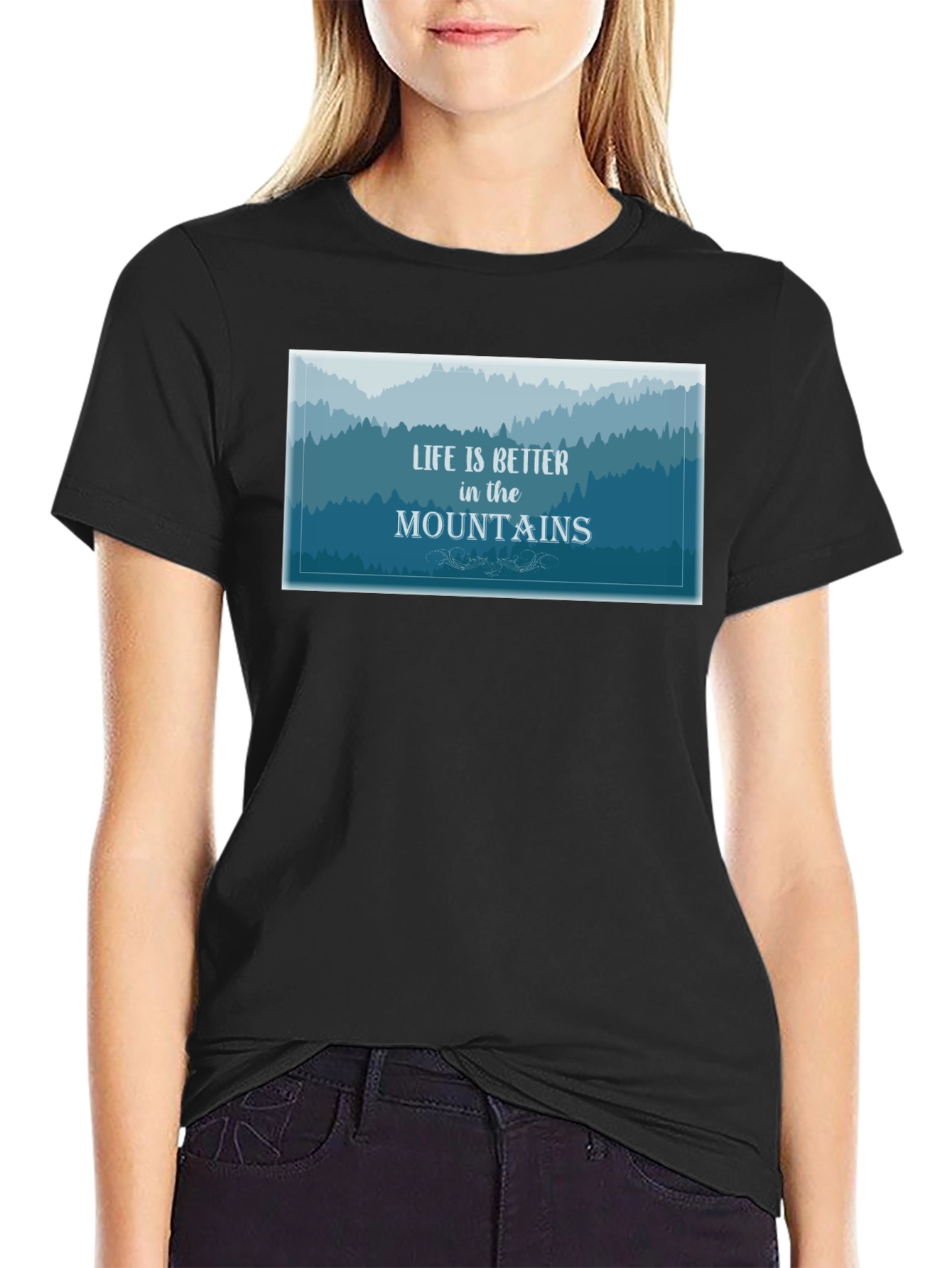 Mountain Life Graphic Tee - Nature Lover Shirt