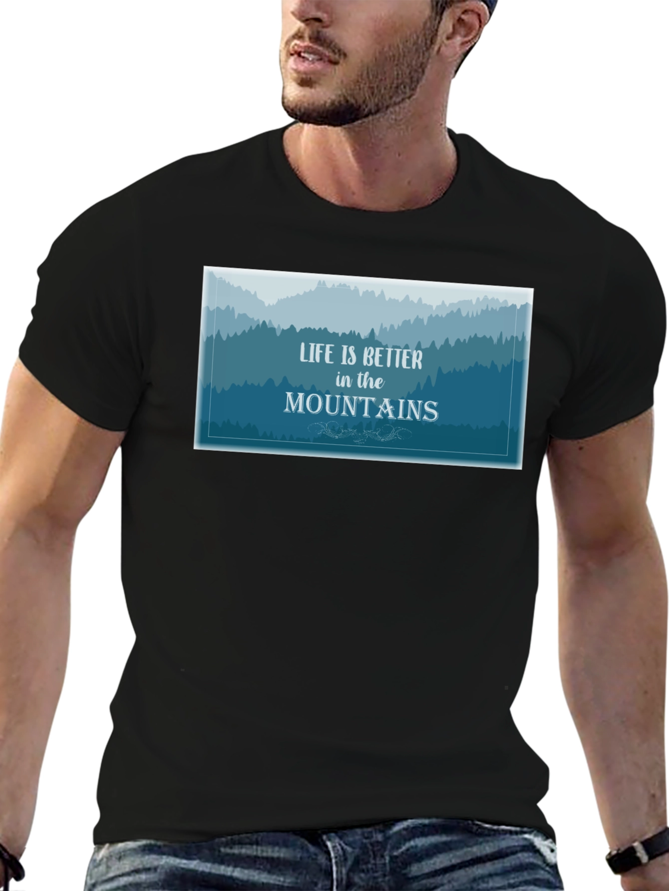Mountain Life Graphic Tee - Nature Lover Shirt