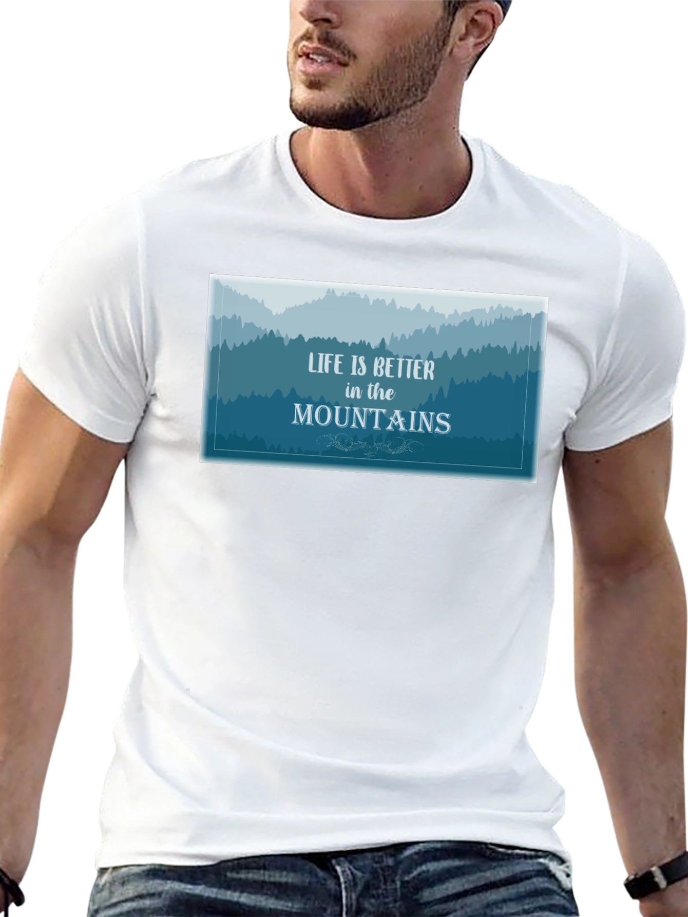 Mountain Life Graphic Tee - Nature Lover Shirt