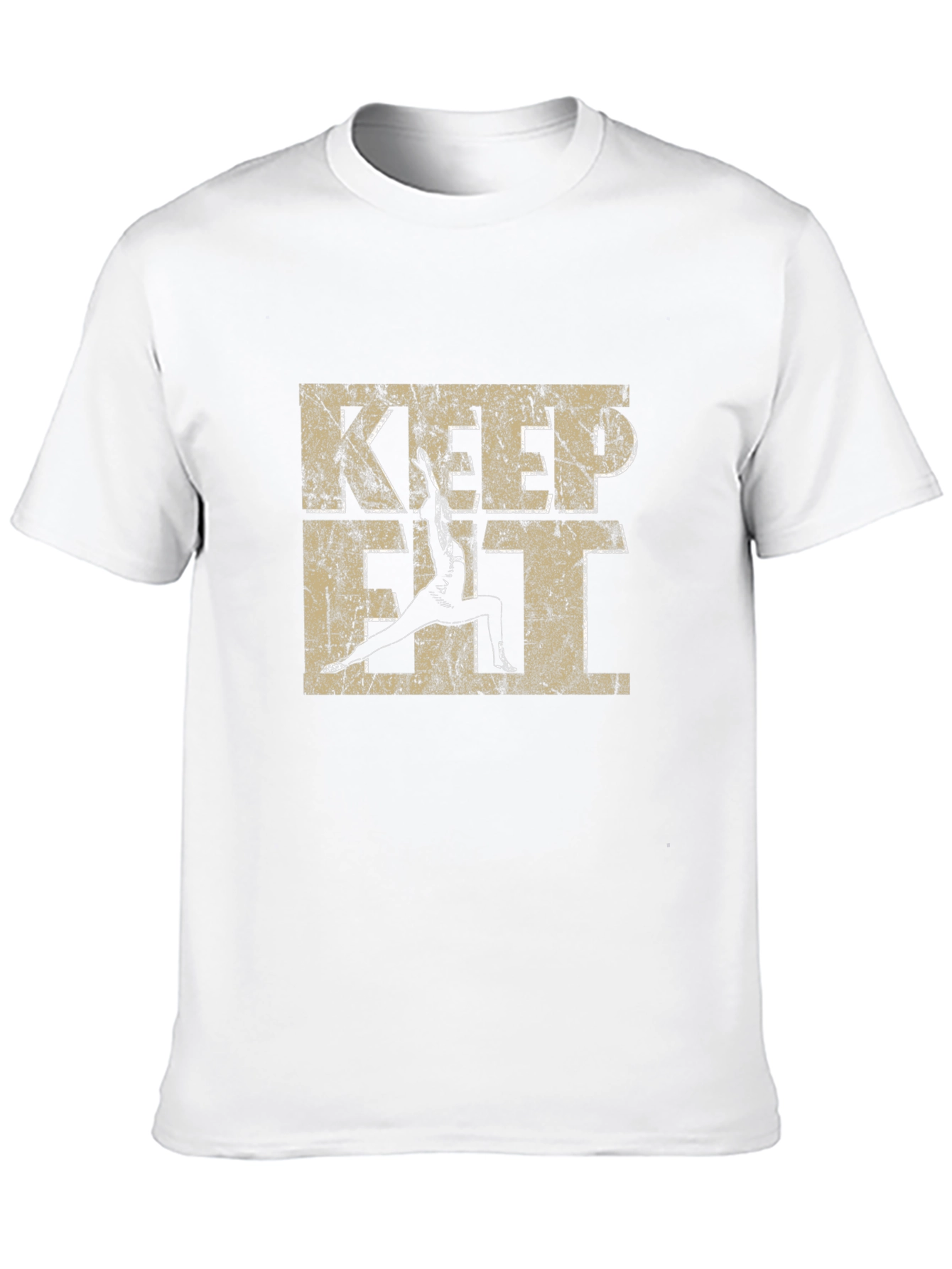Keep Fit Graphic Tee - Motivational Workout Shirt