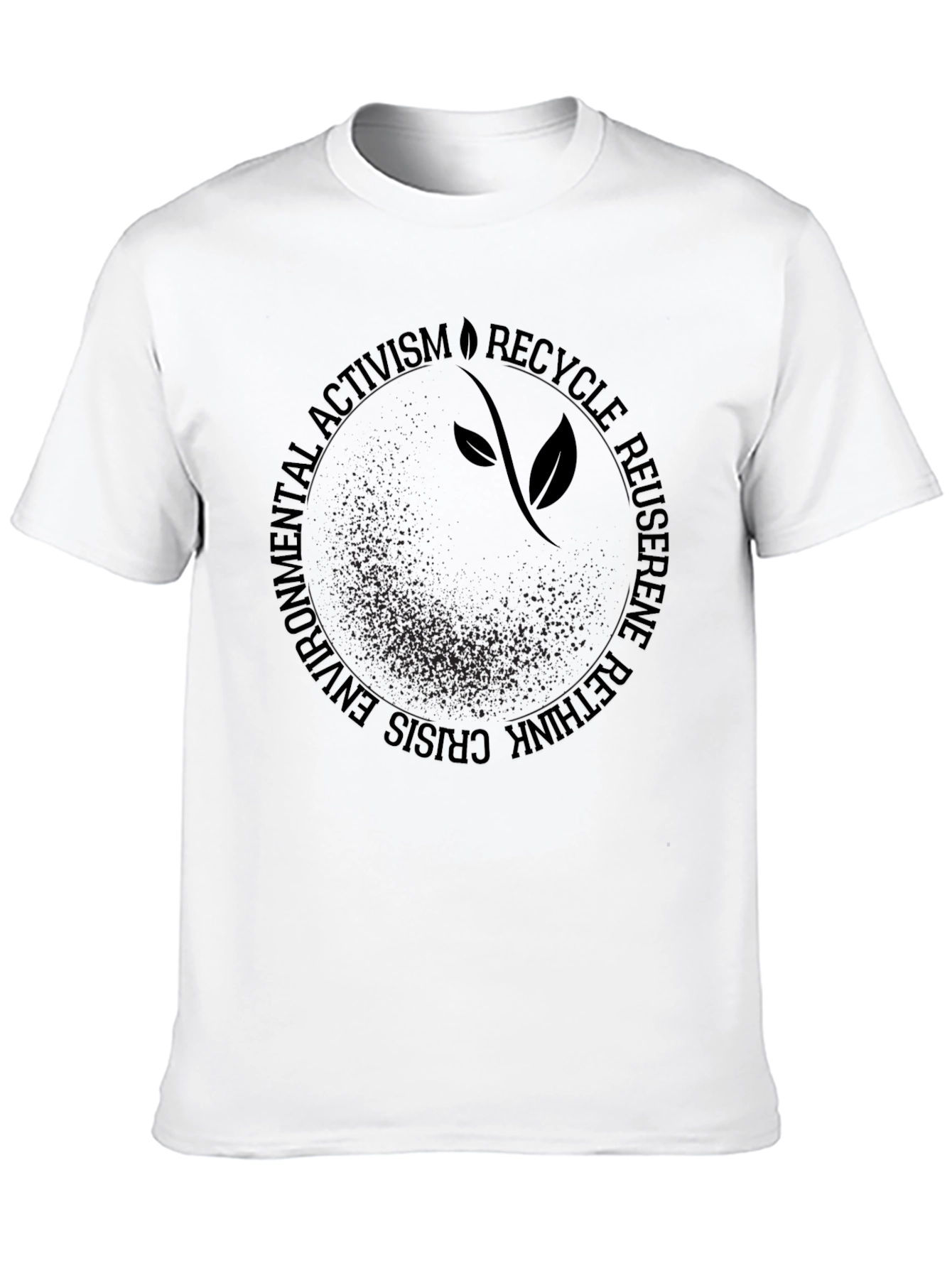 Eco Activism Graphic Tee - Black