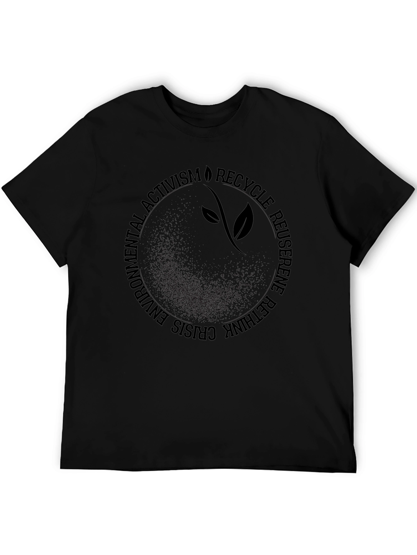 Eco Activism Graphic Tee - Black