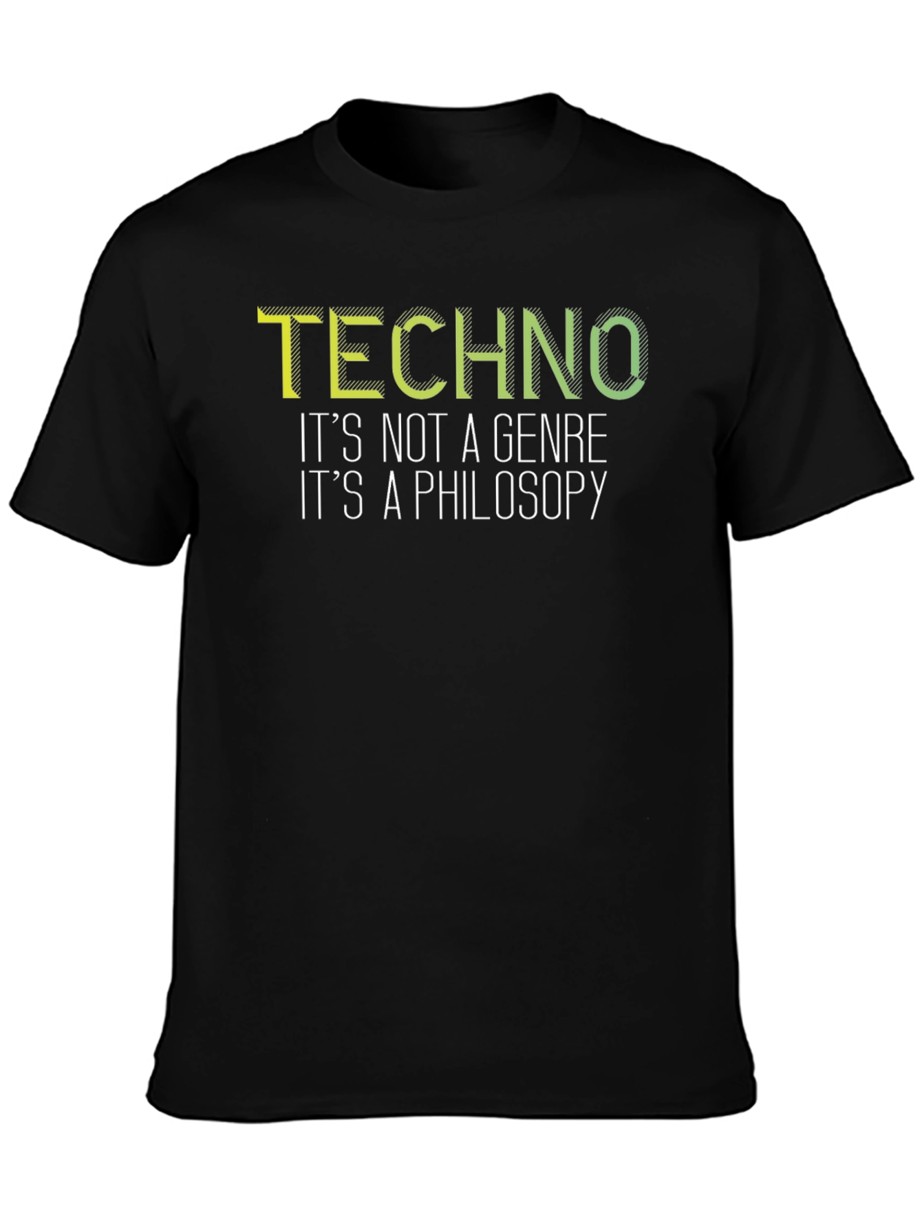 Techno Philosophy Black T-Shirt