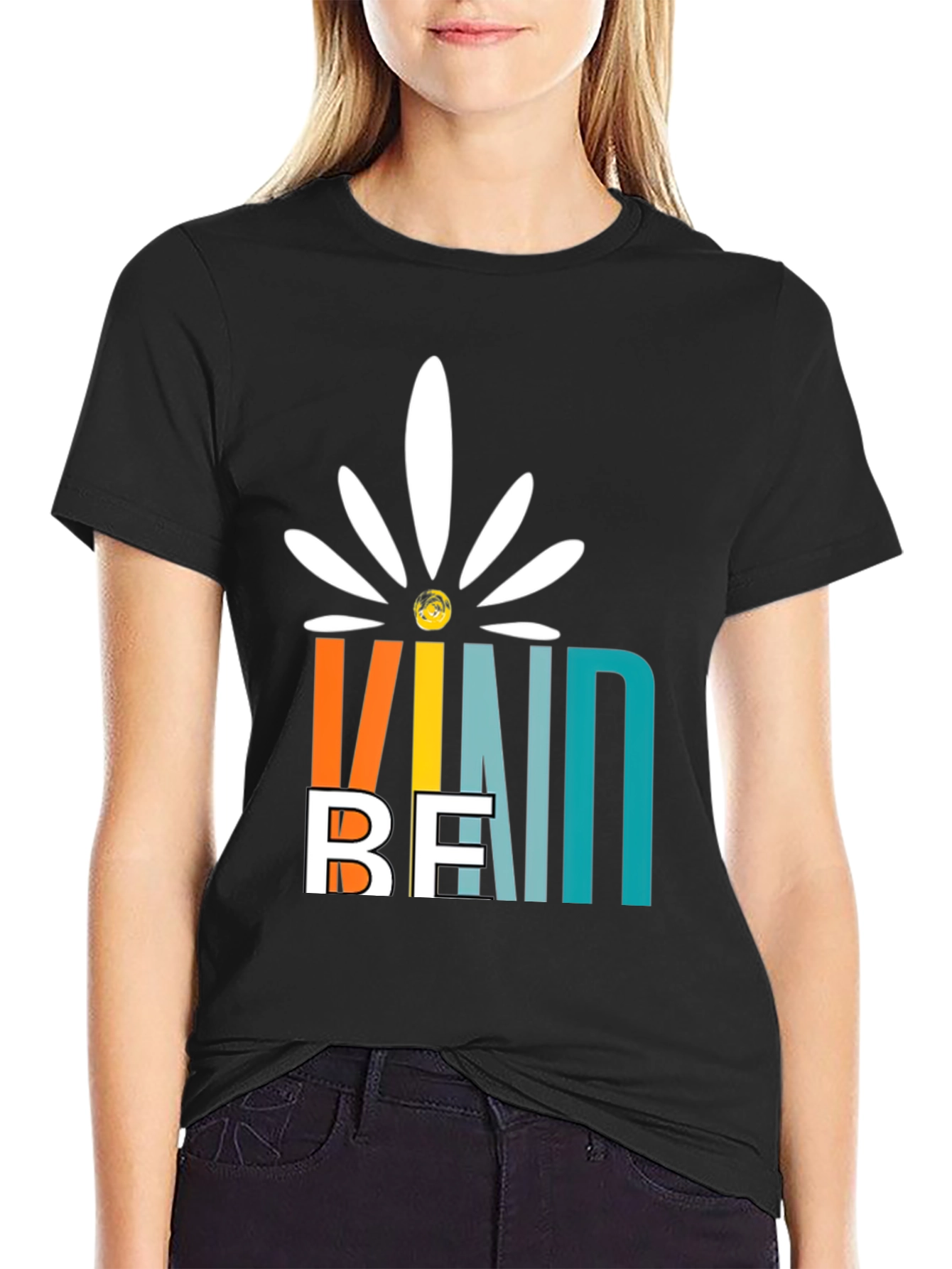 Be Kind Flower Graphic Tee
