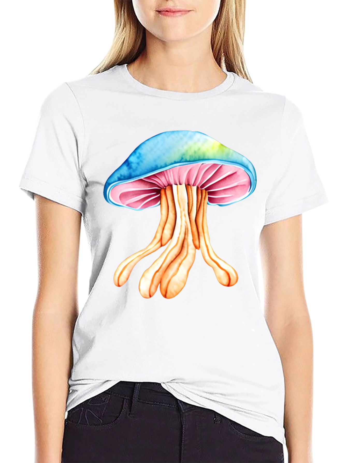 Psychedelic Mushroom Graphic Tee - Unique Design!