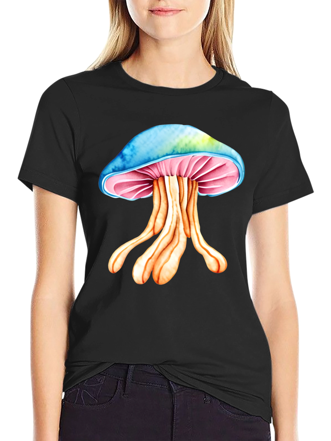Psychedelic Mushroom Graphic Tee - Unique Design!