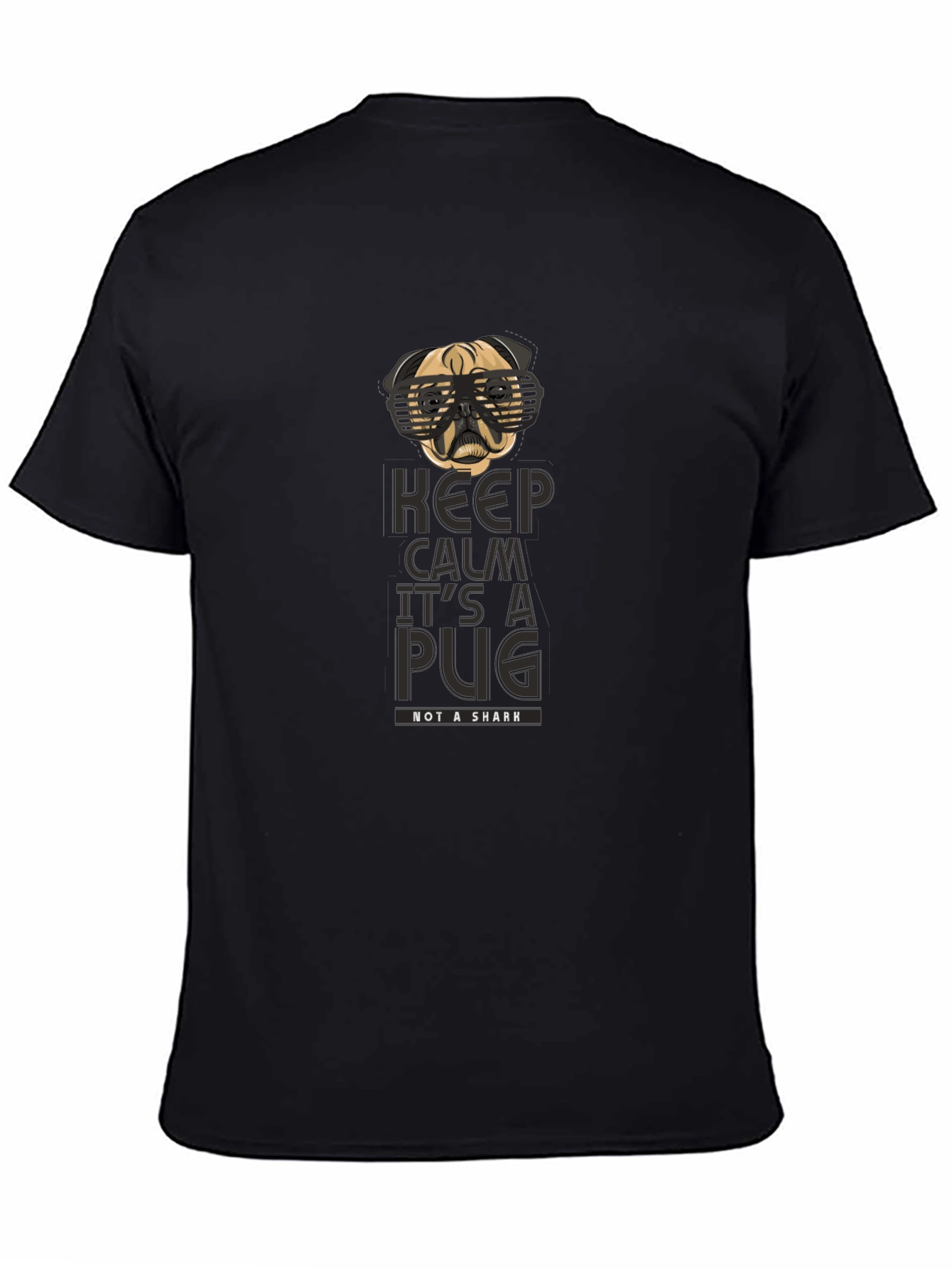 Keep Calm Its a Pug Graphic Tee