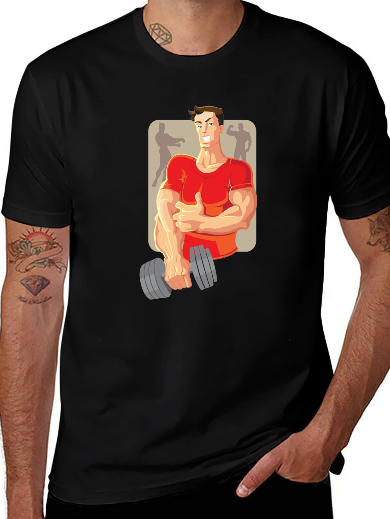Weightlifter Graphic T-Shirt
