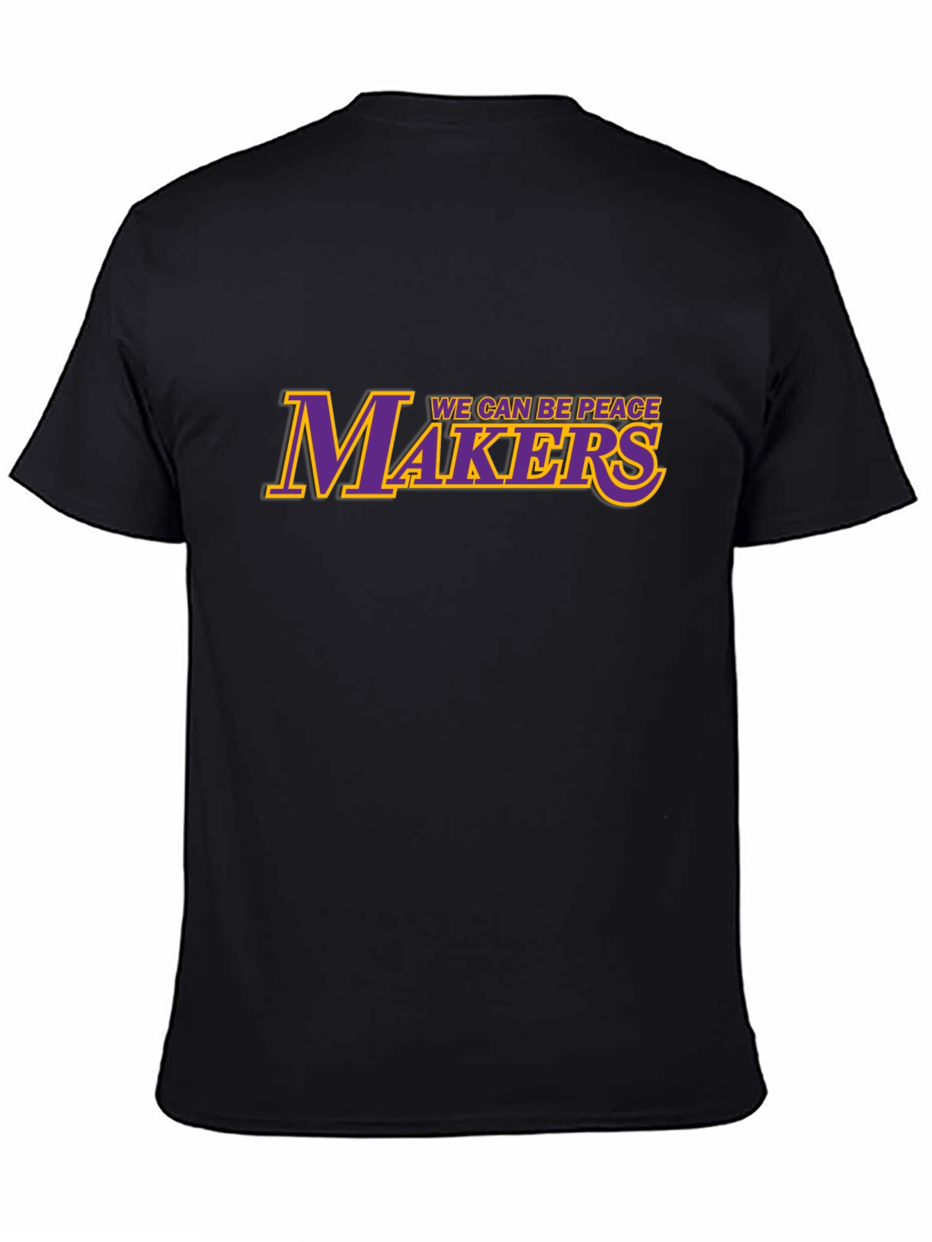 We Can Be Peace Makers T-Shirt - Black