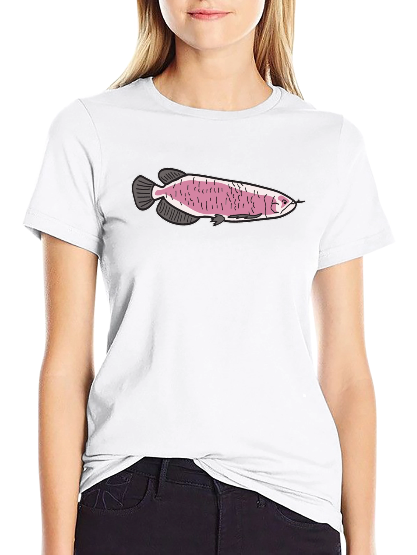 Arowana Fish Graphic T-Shirt