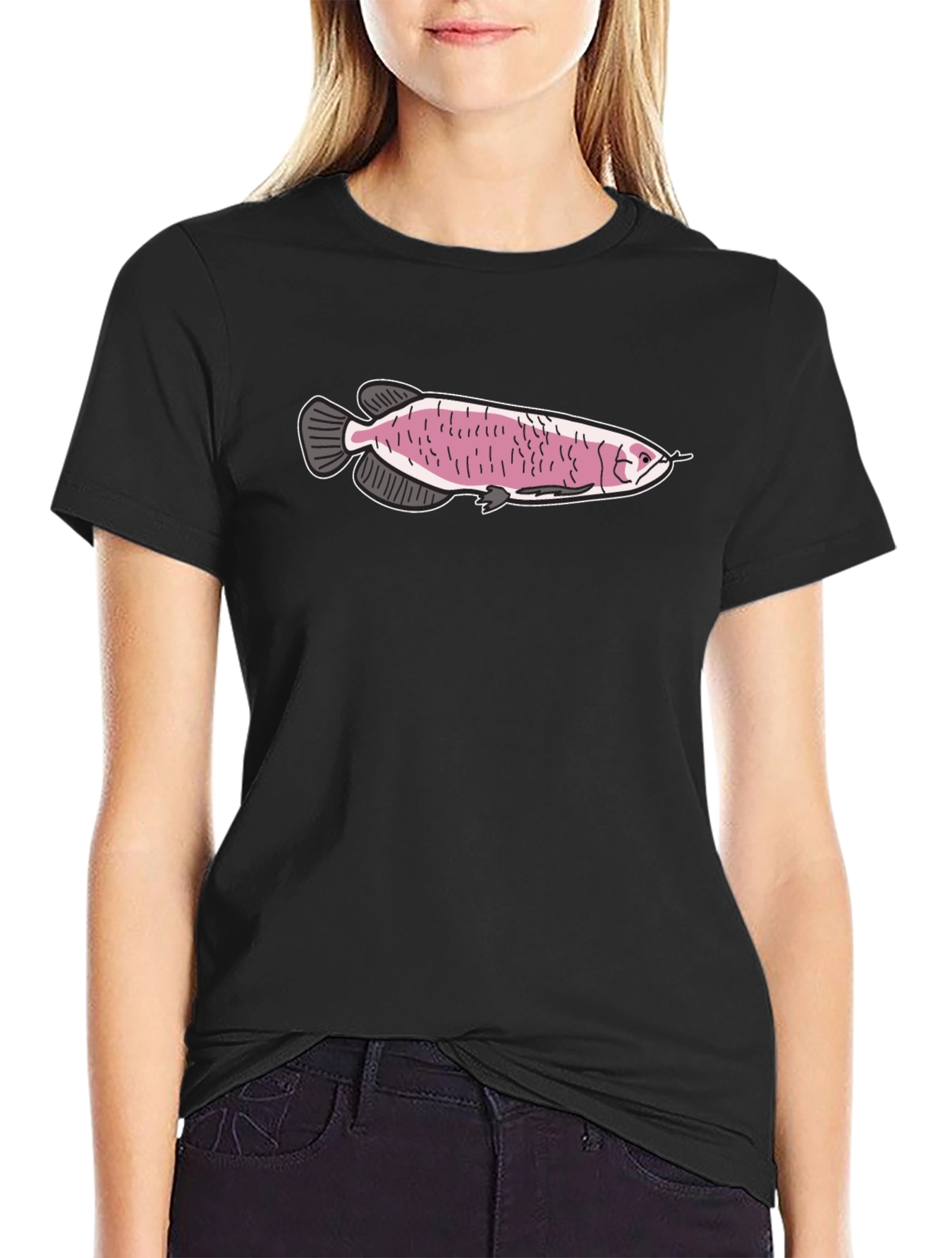 Arowana Fish Graphic T-Shirt
