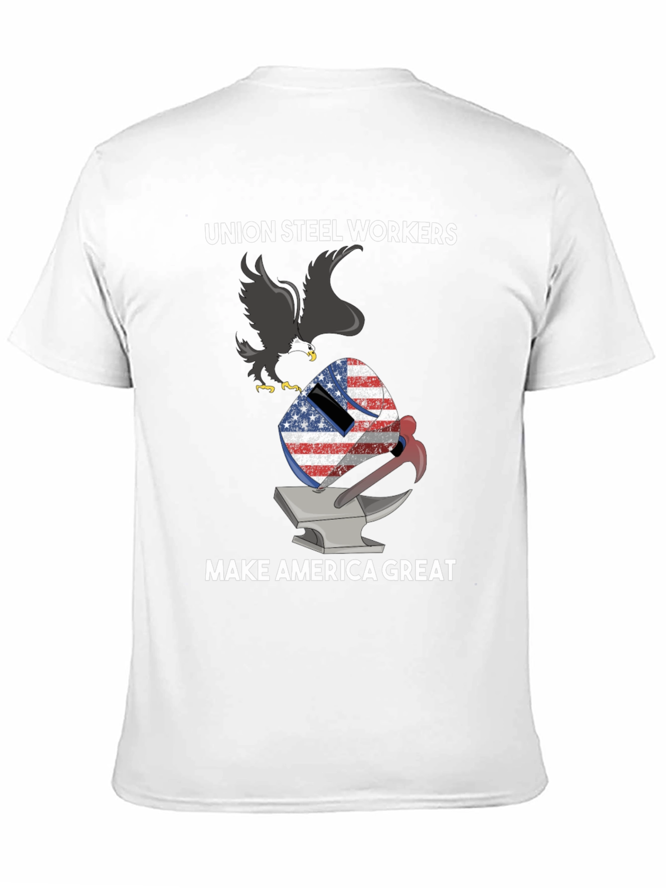 Union Steel Workers MAGA Graphic T-Shirt