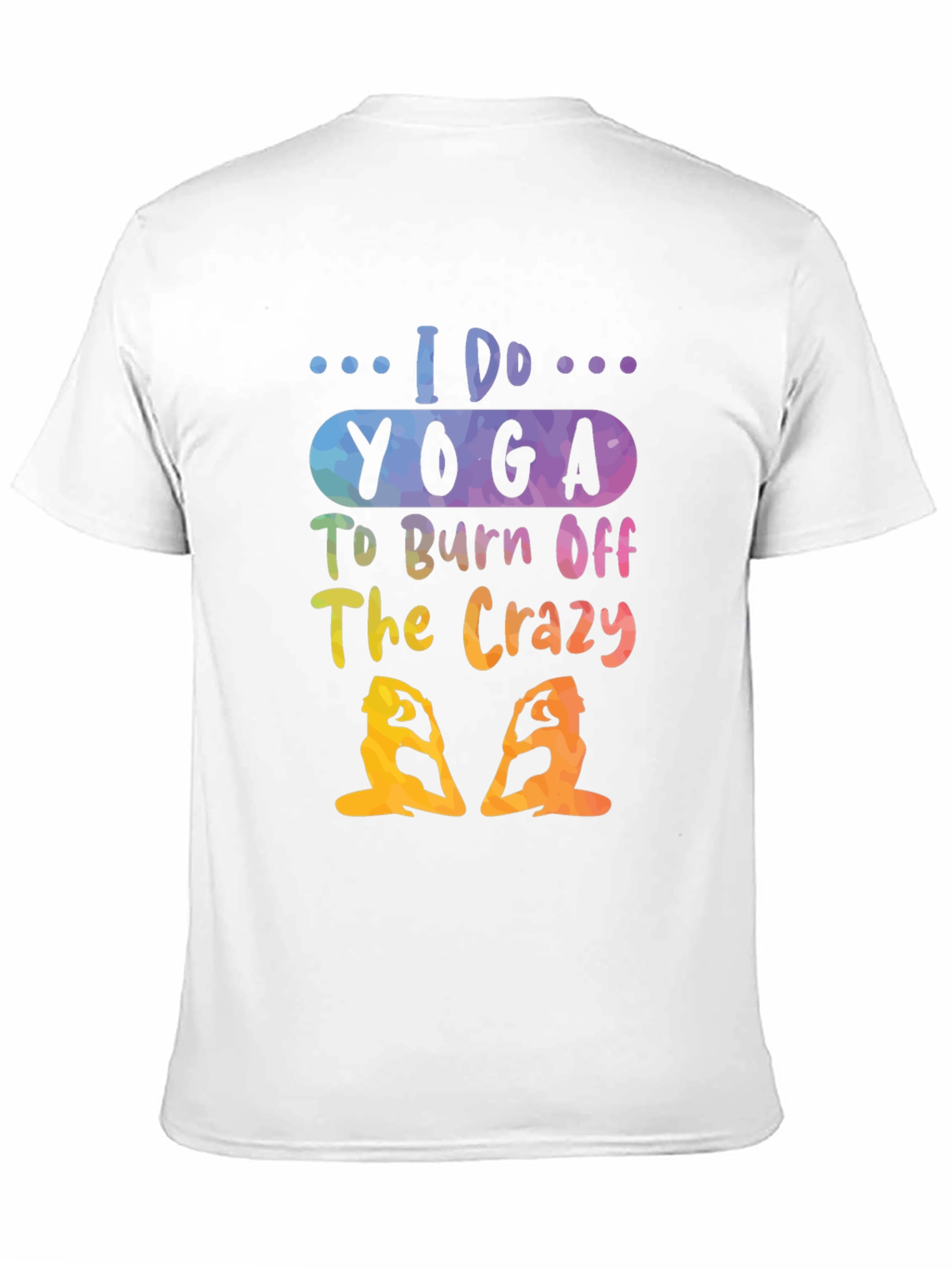 Yoga Crazy Black Graphic Tee