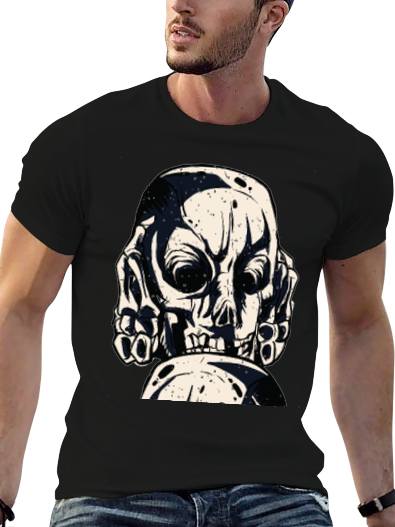 Skull Graphic Tee - Bold & Edgy Design