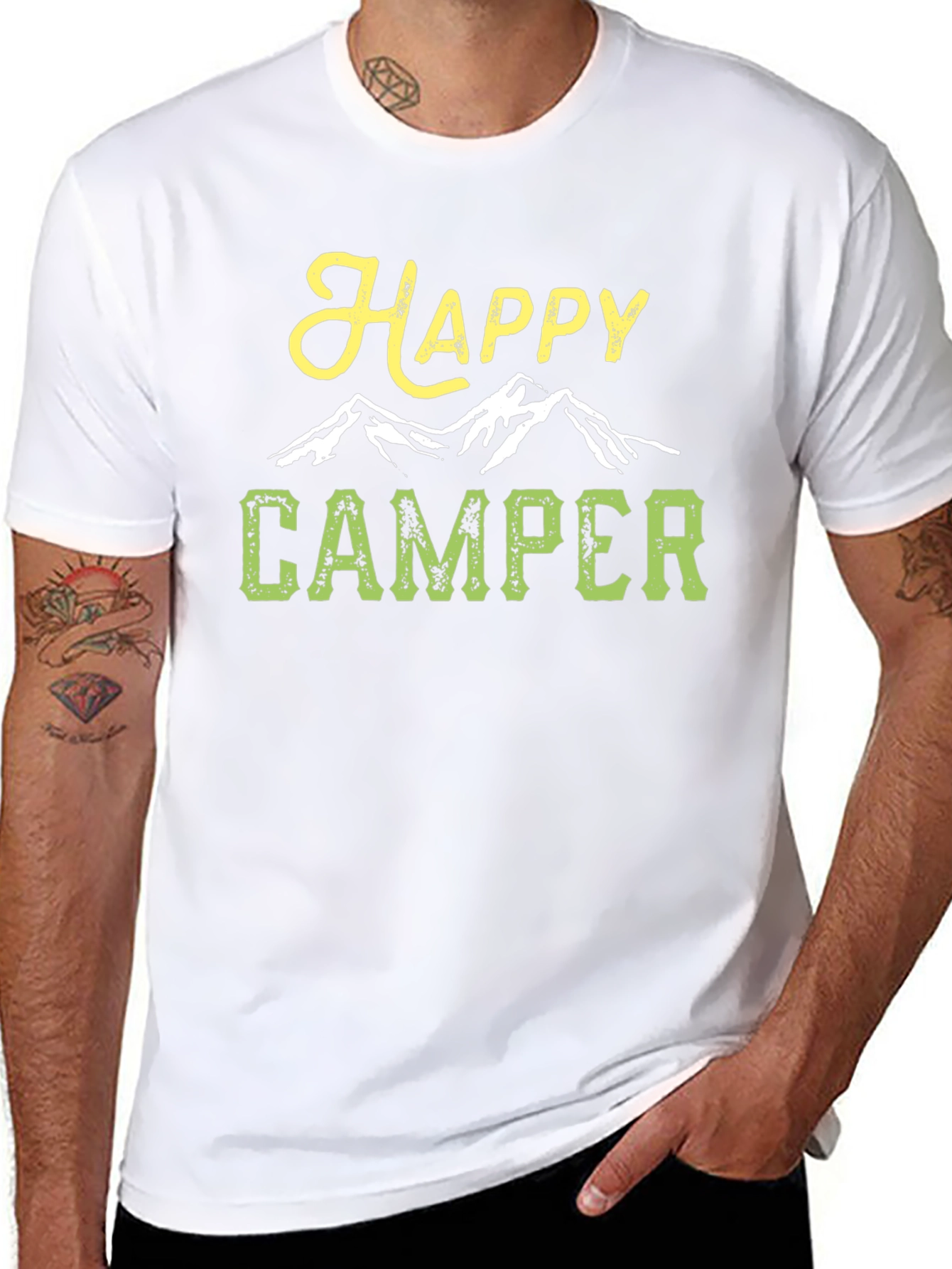 Happy Camper T-Shirt - Mountain Adventure