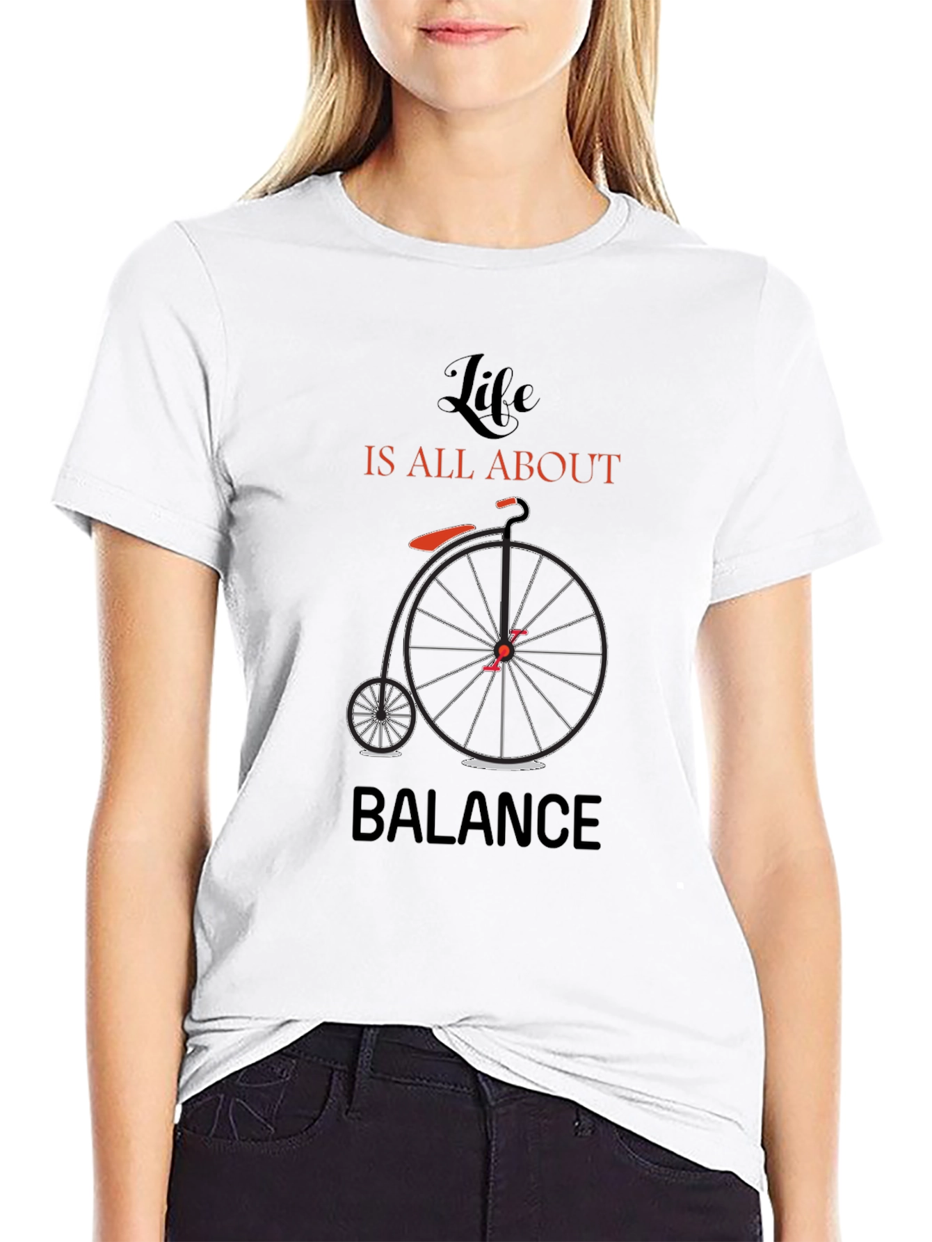 Life is All About Balance Mens Graphic Tee