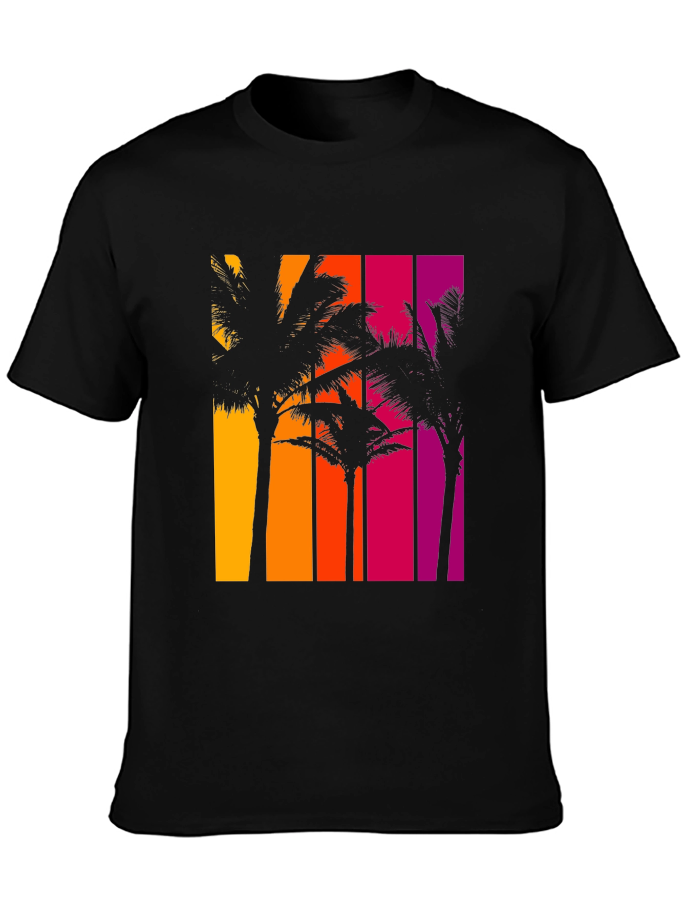 Retro Palm Sunset Graphic Tee
