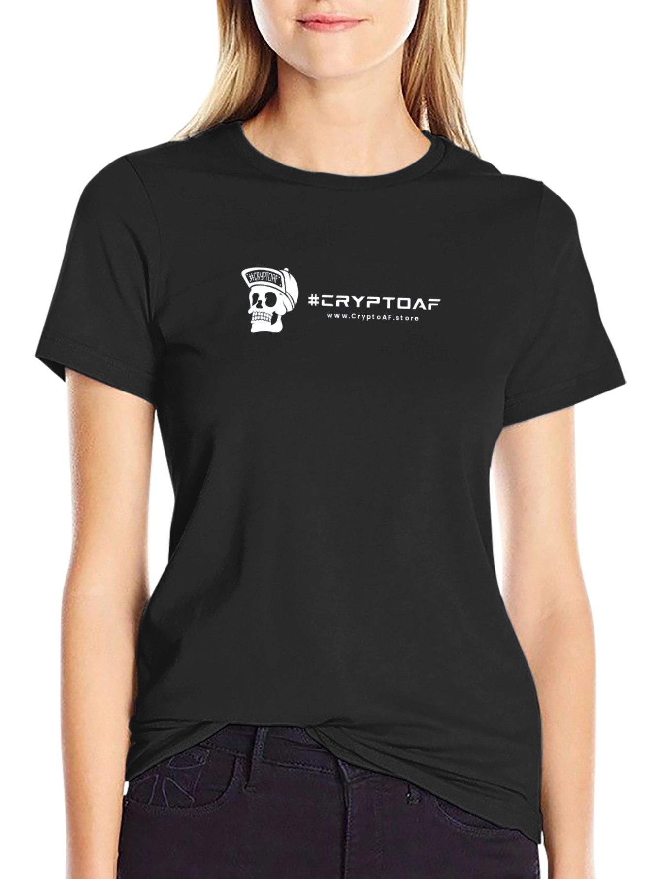 CryptoAF Black Graphic Tee
