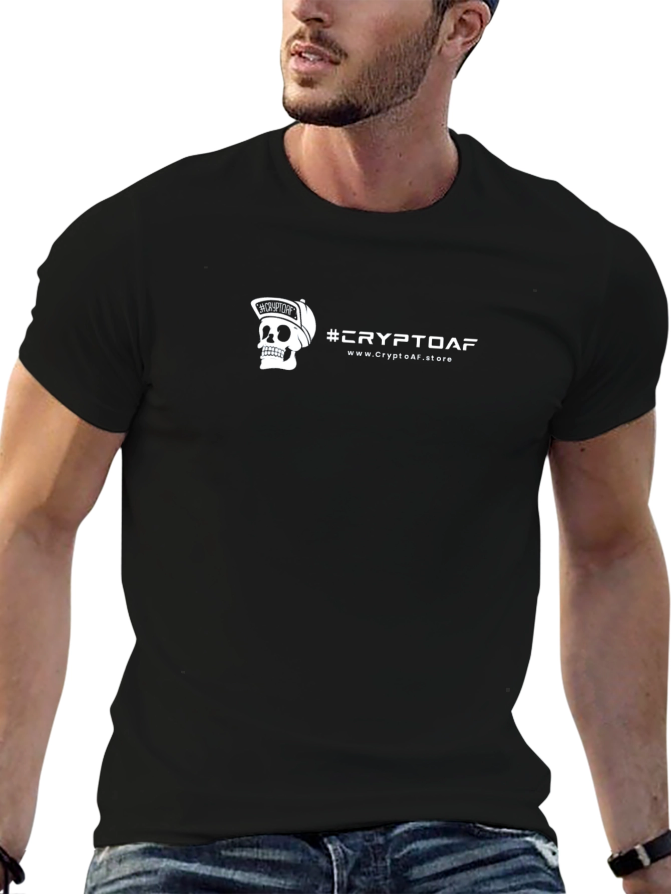 CryptoAF Black Graphic Tee