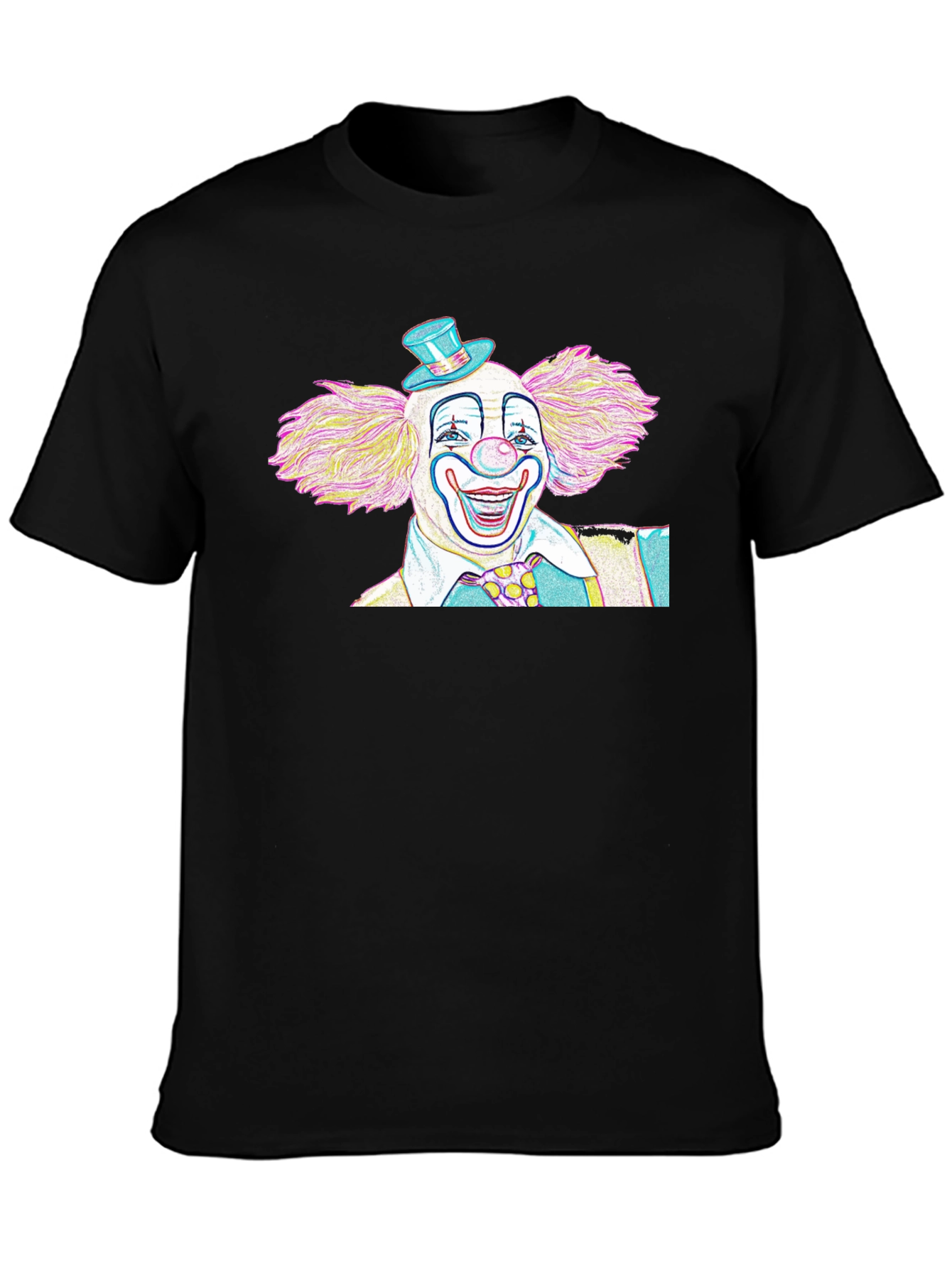 Clown Graphic Black T-Shirt