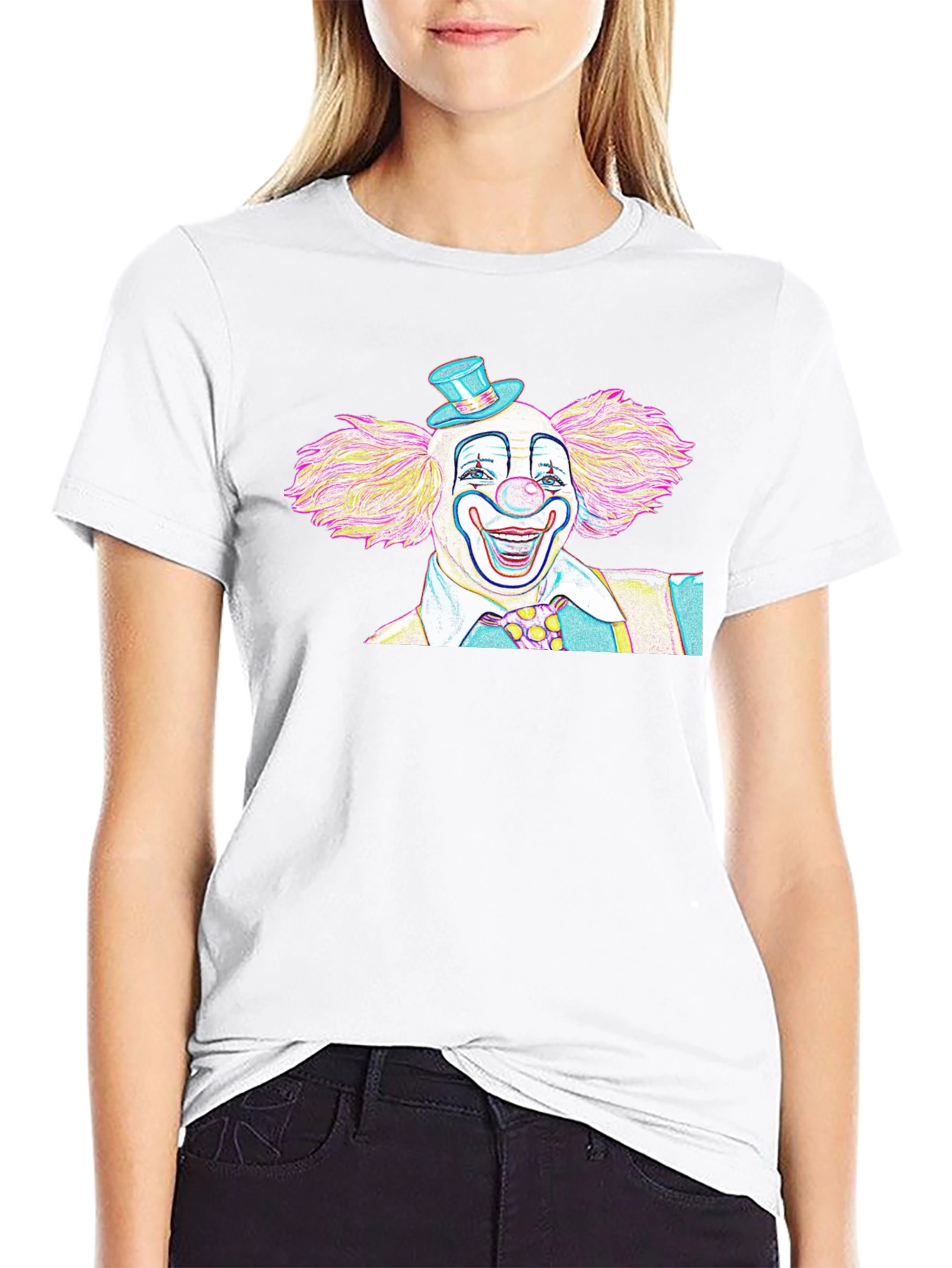Clown Graphic Black T-Shirt