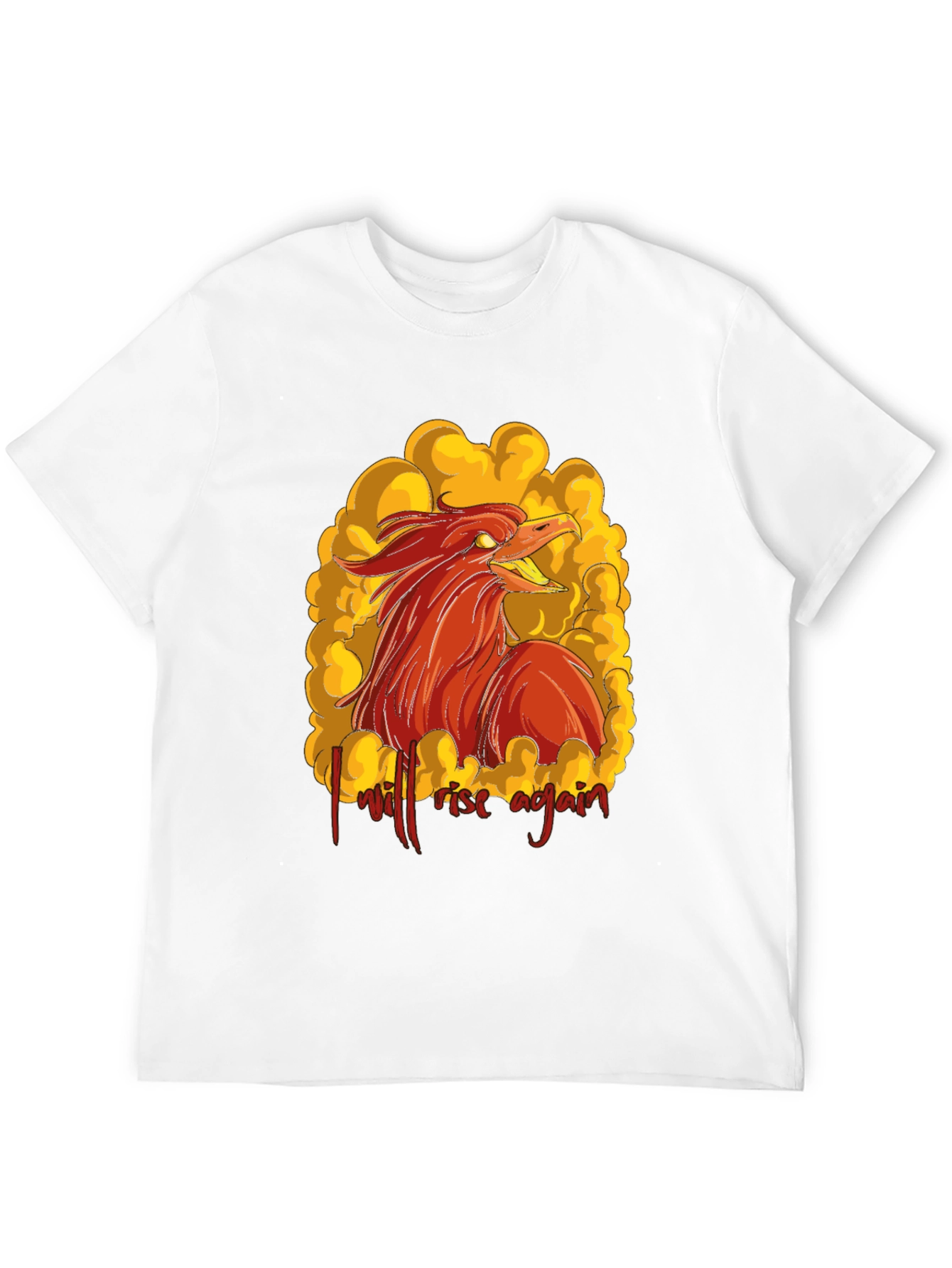 Phoenix Rising Graphic T-Shirt - Mens Black Tee